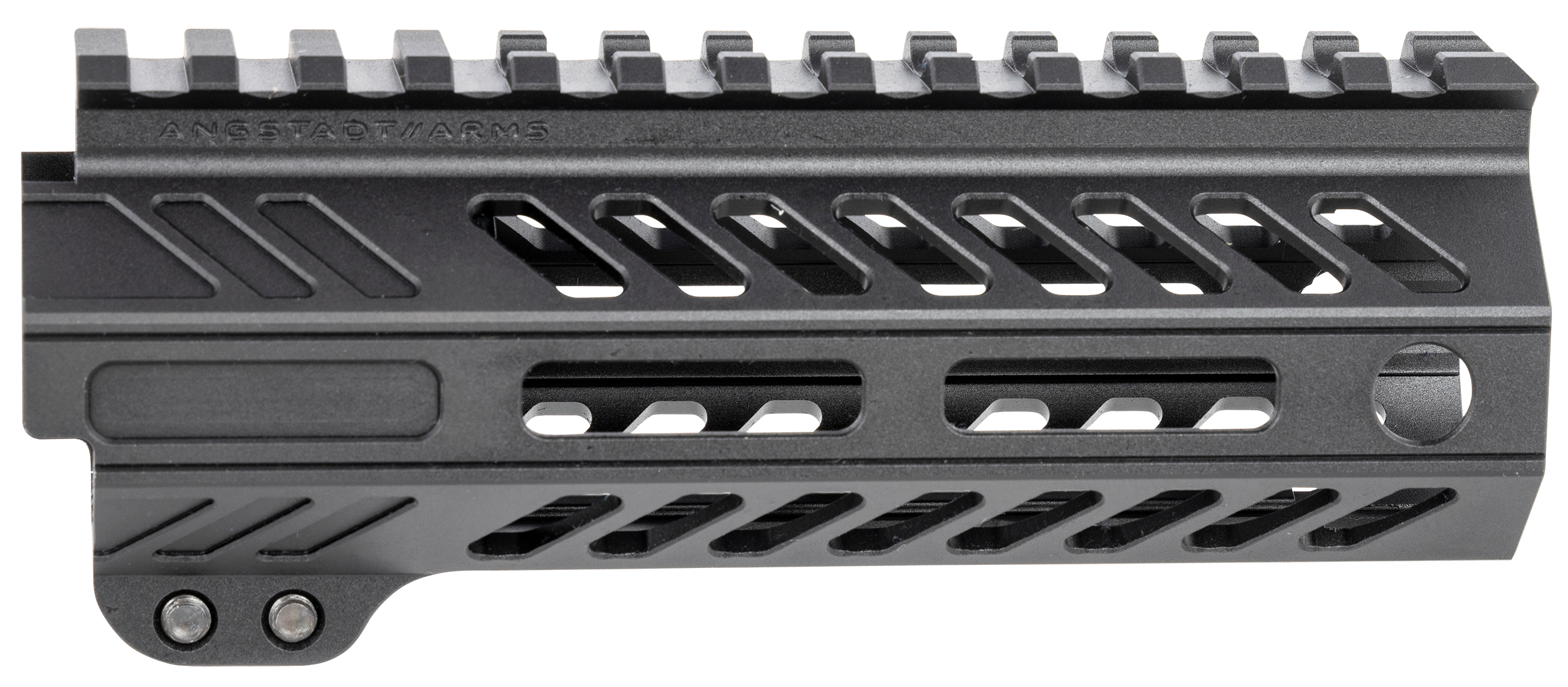 Angstadt Arms AA055HGMLT Ultra Light Handguardmade of Aluminum with Black Anodized Finish, M-LOK Style, Picatinny Rail & 5.50" OAL for AR-15 Includes Hardware