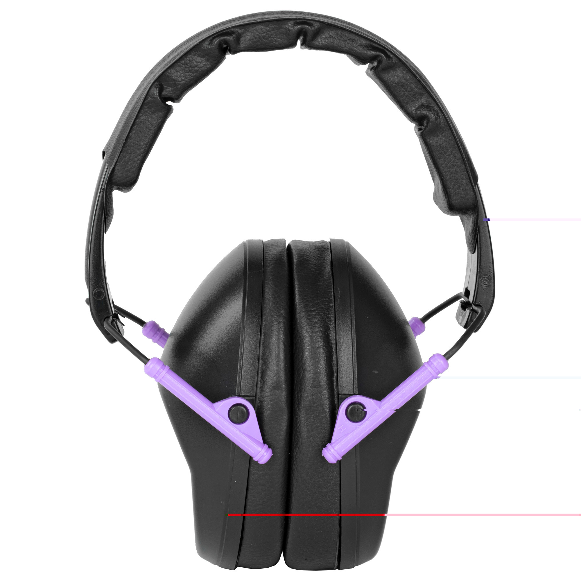 Walker's GWPFPM1BKPU Pro Low Profile Passive Muff Polymer 22 dB Over the Head Black Adult