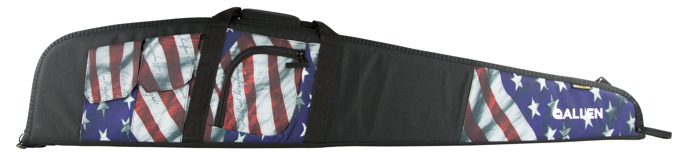 Allen 58748 Victory Rifle Case 48" Victory Stars & Stripes with Black Trim Endura with Lockable Zippers, Foam Padding & Storage Pockets
