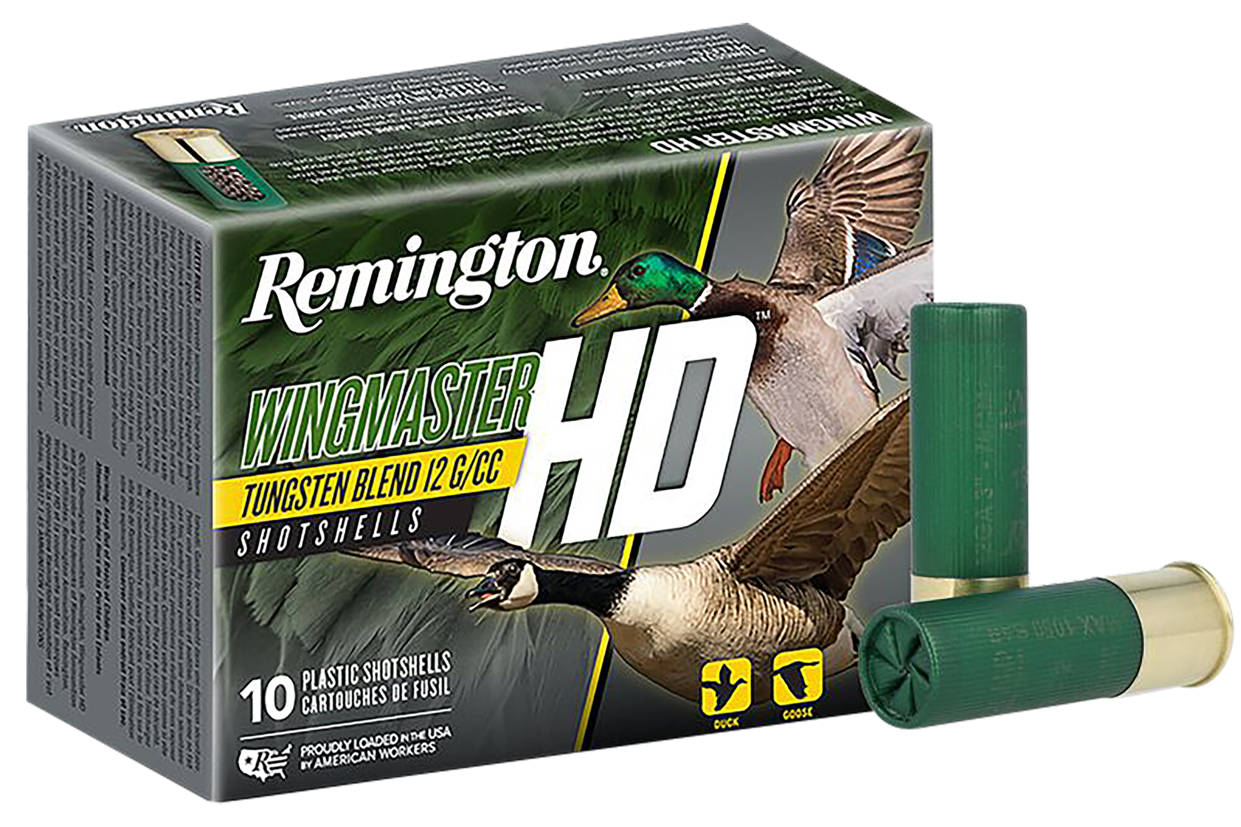Remington Ammunition 20871 Wingmaster HD Waterfowl 12 Gauge 3" 1 1/4 oz 2 Shot 10 Per Box/ 10 Cs