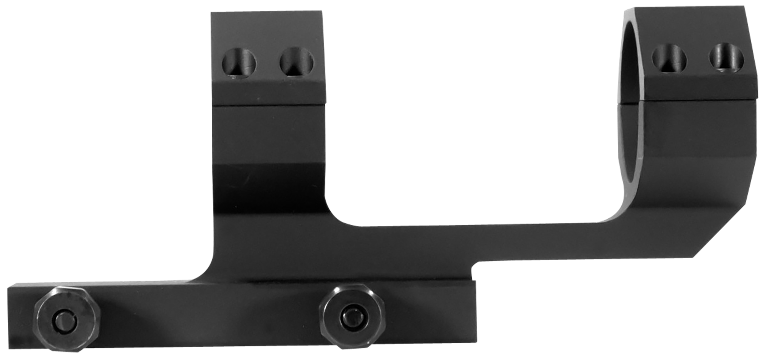 Aim Sports MTCLF315 Cantilever Scope Mount w/ Medium 30mm Rings 6061-T6 Aluminum Black Anodized Medium