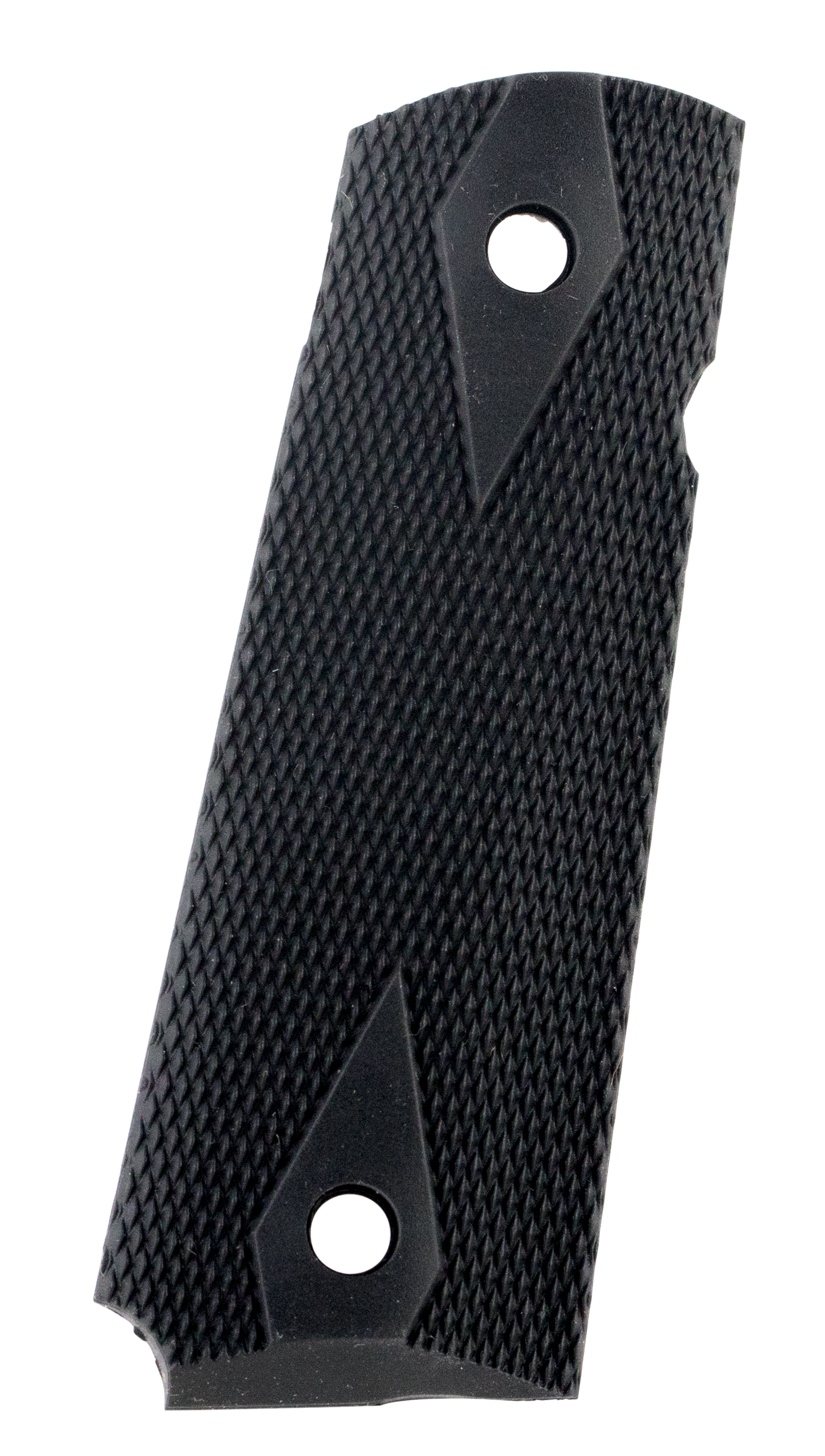 Pearce Grip PG19112 Side Panel GripsDouble Diamond Checkering Black Rubber for 1911 Government