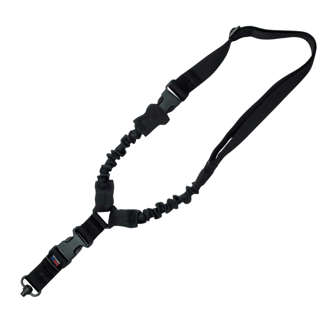 GrovTec Single Point Bungee Rifle Sling with Quick Detach Swivel Nylon Black