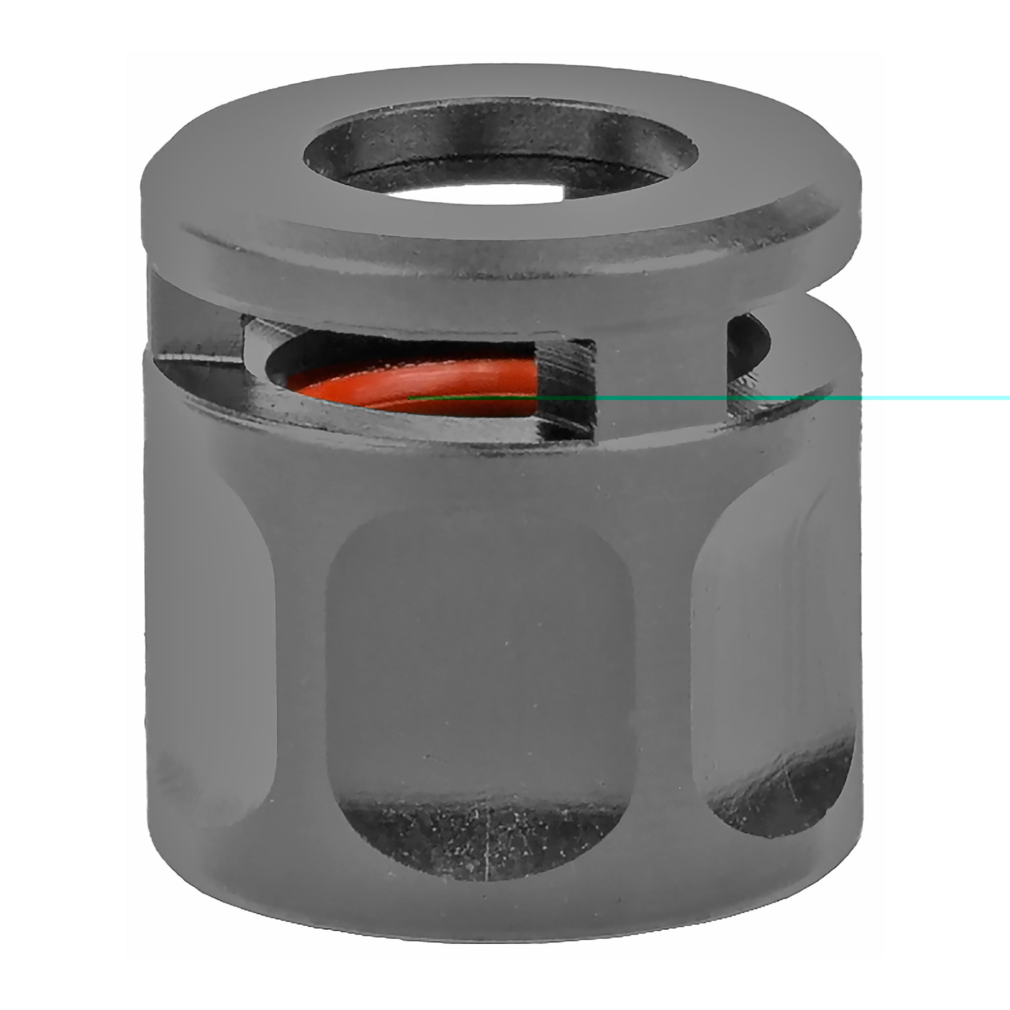Griffin Armament Micro Carry Compensator 9mm Stainless Steel Nitride
