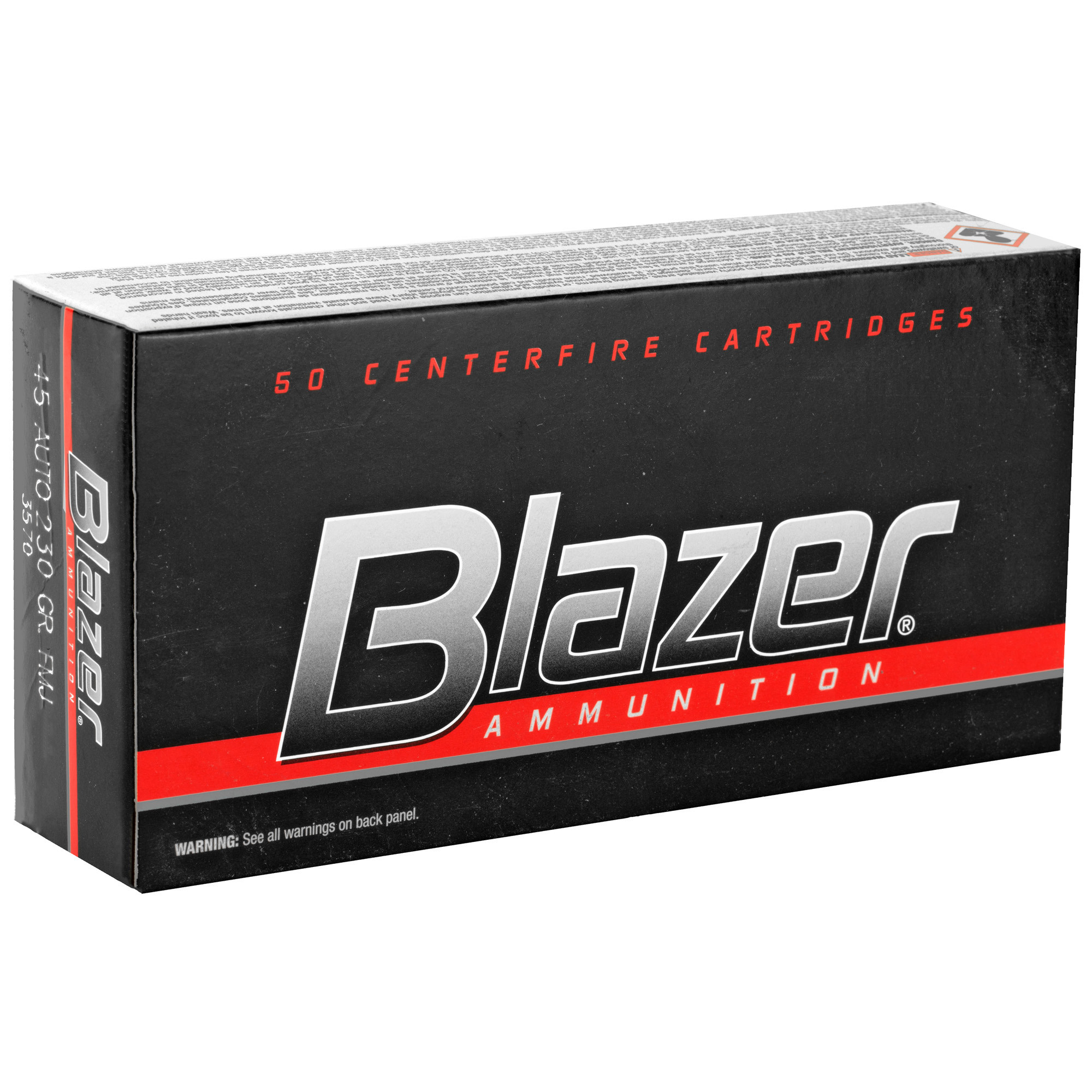 CCI 3570 Blazer Handgun 45 ACP 230 gr FMJ50rd Bx