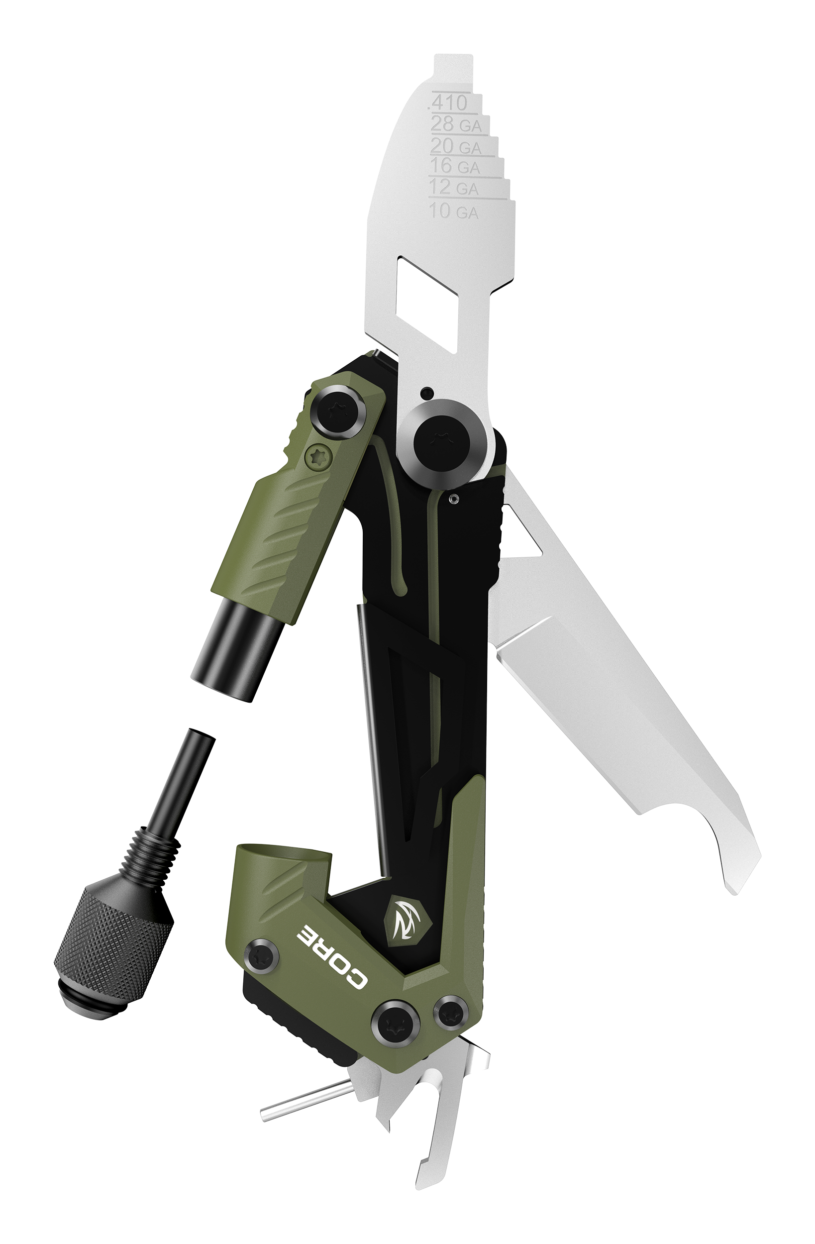 Real Avid AVGTCORSG Critical Task CORE Olive Green/Black Stainless Steel Shotgun