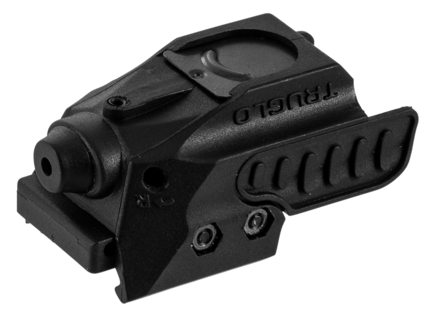 TruGlo TG7620R 0R SightLine Compact Black w/Red Laser 5mW 630-670nM Wavelength Handgun Picatinny/Weaver Mount