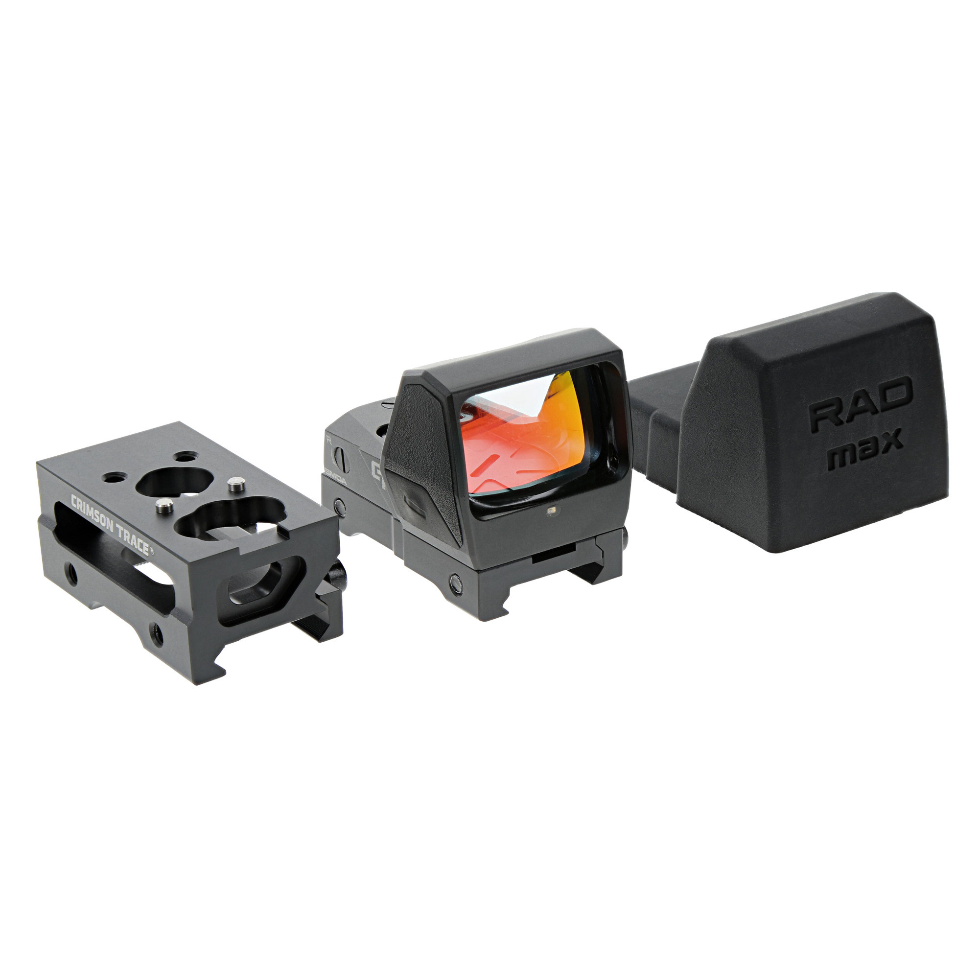 Crimson Trace RAD Max Pro Reflex Red Dot Sight 1x 3 MOA Dot with Picatinny Mount Matte Black