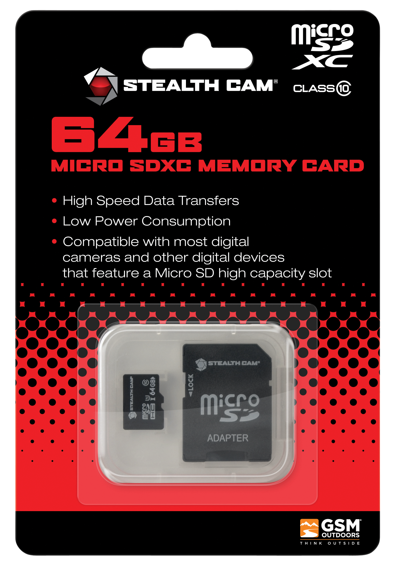 Stealth Cam STC64MICSD Micro SD Memory Card64GB