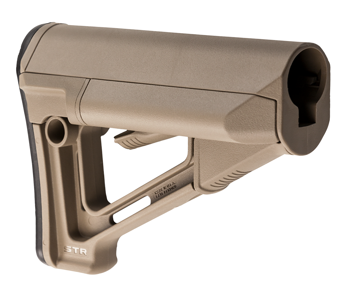 Magpul MAG470-FDE STR Carbine Stock Flat Dark Earth Synthetic for AR-15, M16, M4 with Mil-Spec Tube (Tube Not Included)