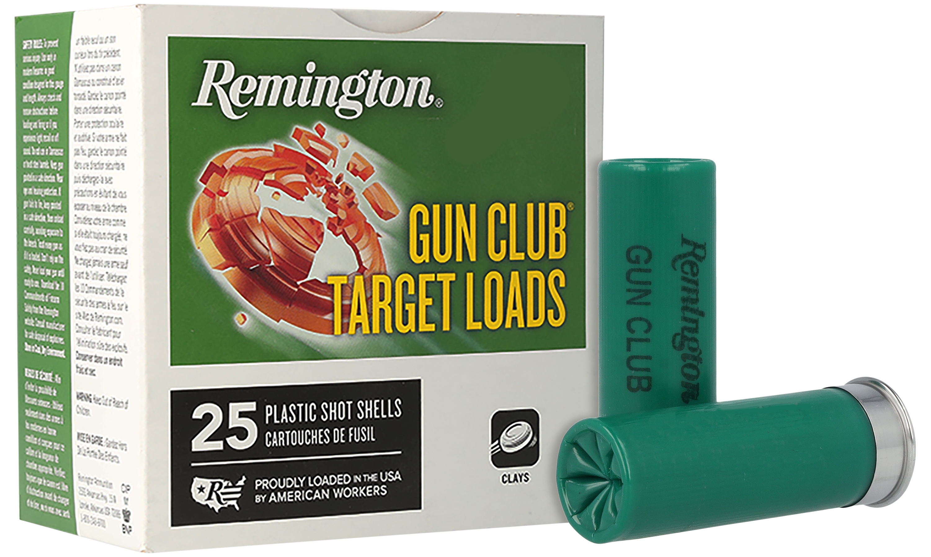 Remington Gun Club Target Ammunition 12 Gauge 2-3/4" 1-1/8 oz #8 Shot