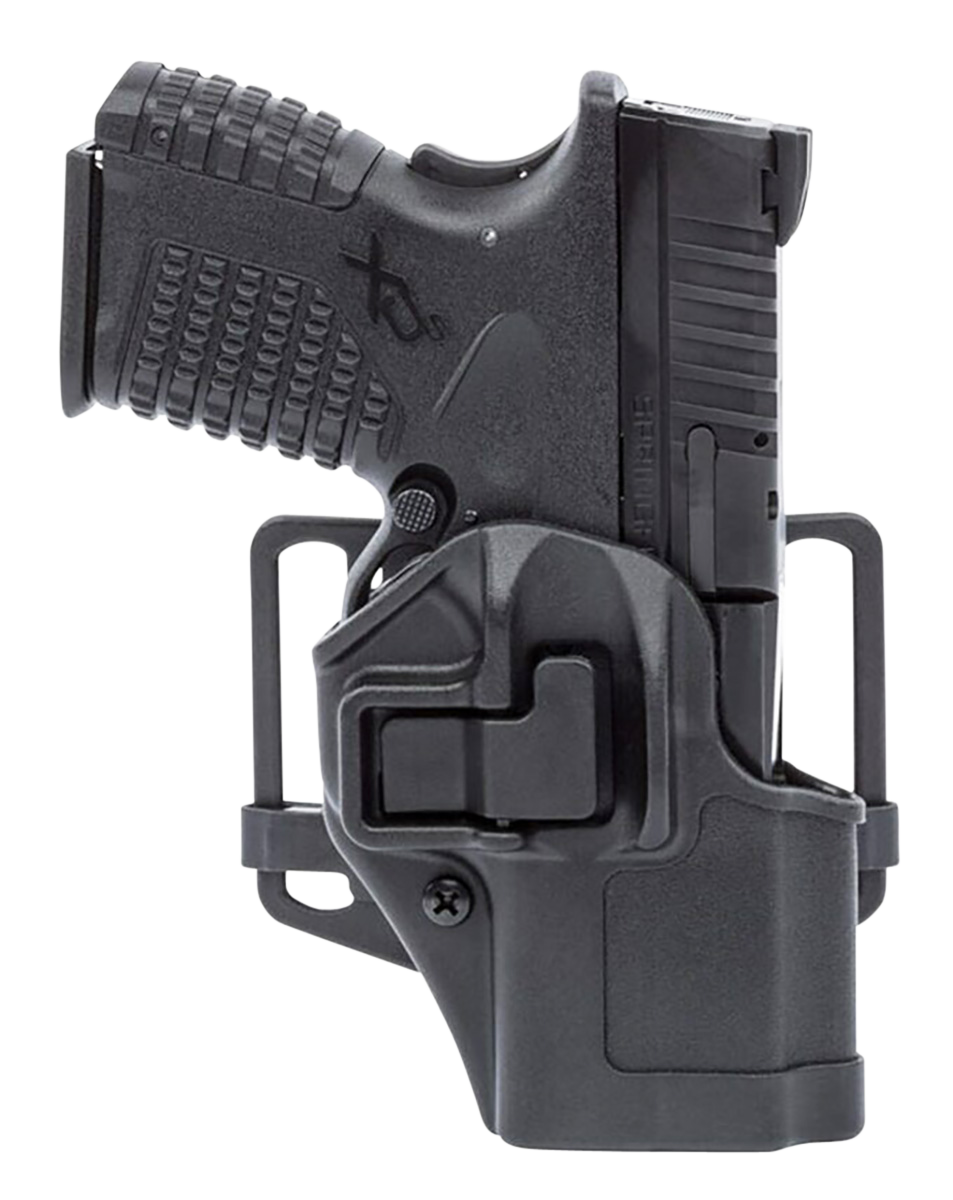 Blackhawk 410577BKR Serpa CQCOWB Size 77 Black Polymer Belt Loop/Paddle Fits Springfield Hellcat Right Hand