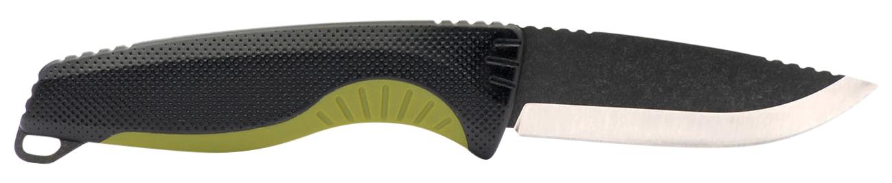 S.O.G SOG17410441 Aegis FX 3.70" Fixed Plain Satin 4116 Krupp SS Blade/ Black w/Moss Green Accents GRN Handle