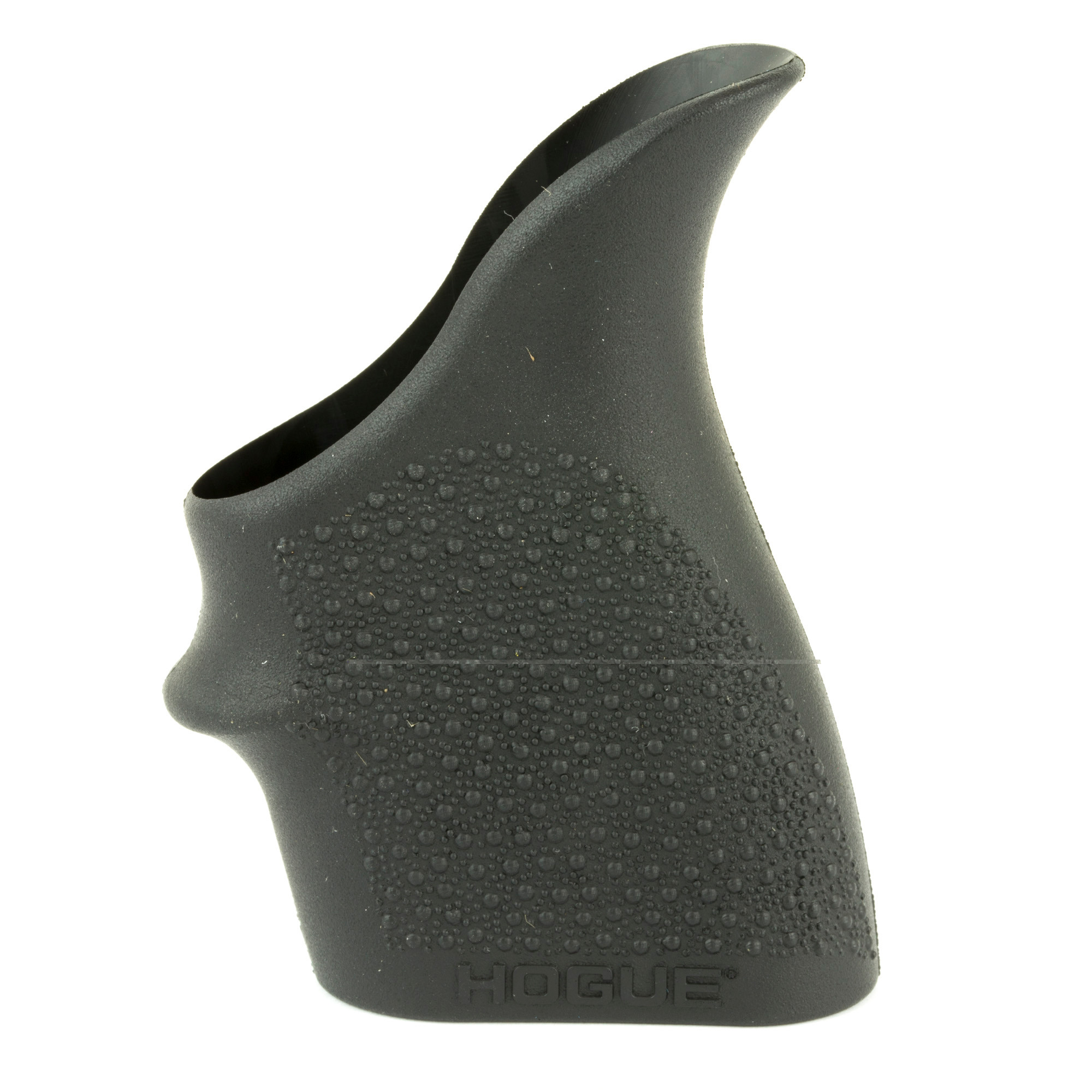 Hogue 18300 HandAll Beavertail Grip Sleeve made of Rubber with Textured Black Finish & Finger Groove for S&W M&P Shield (45); Kahr P-Series, CW (9 & 40)