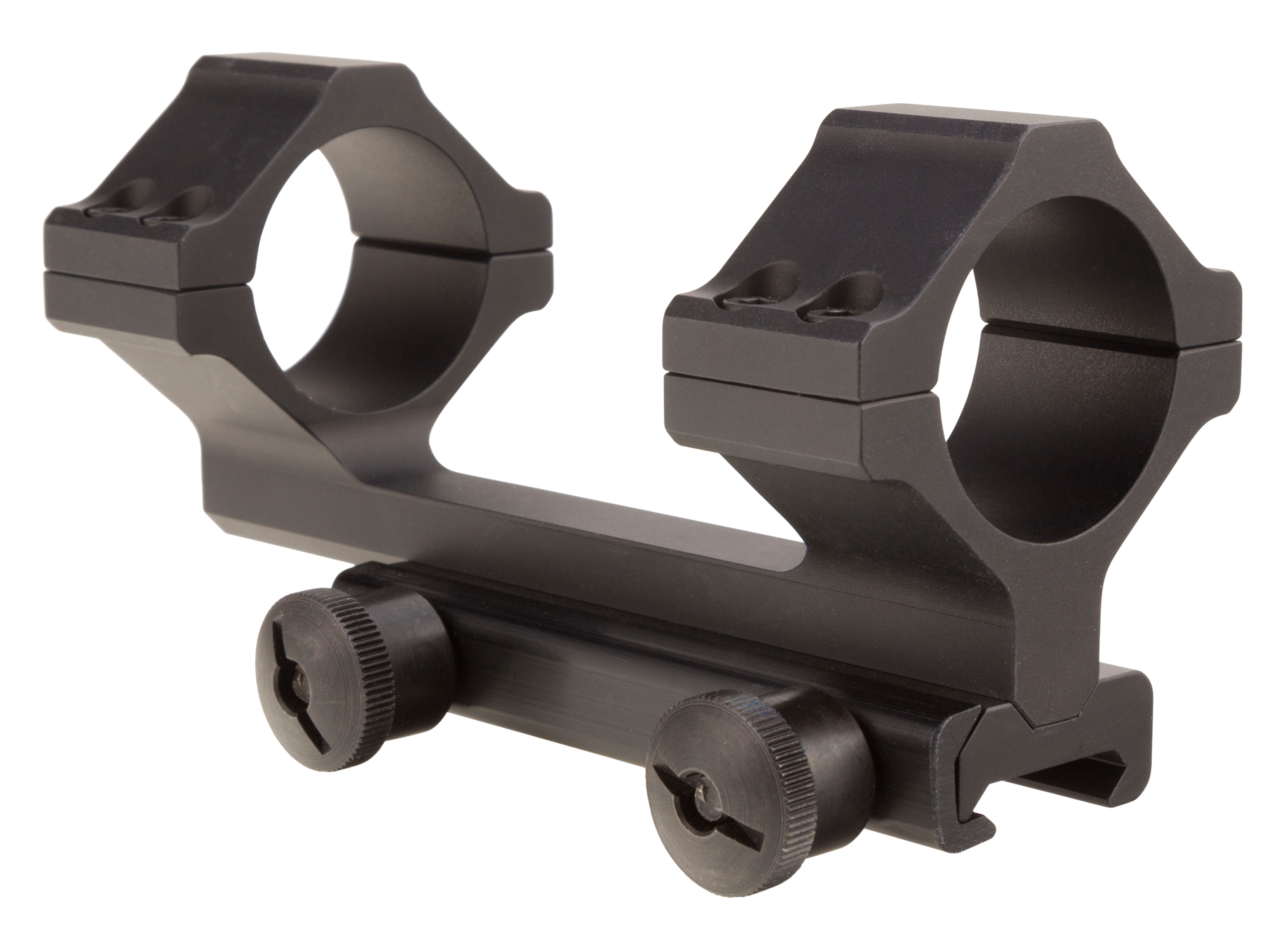 Trijicon 1-Piece Scope Mount Picatinny-Style 20 MOA Elevated Base with 34mm Rings Colt Knob Mount Matte Black
