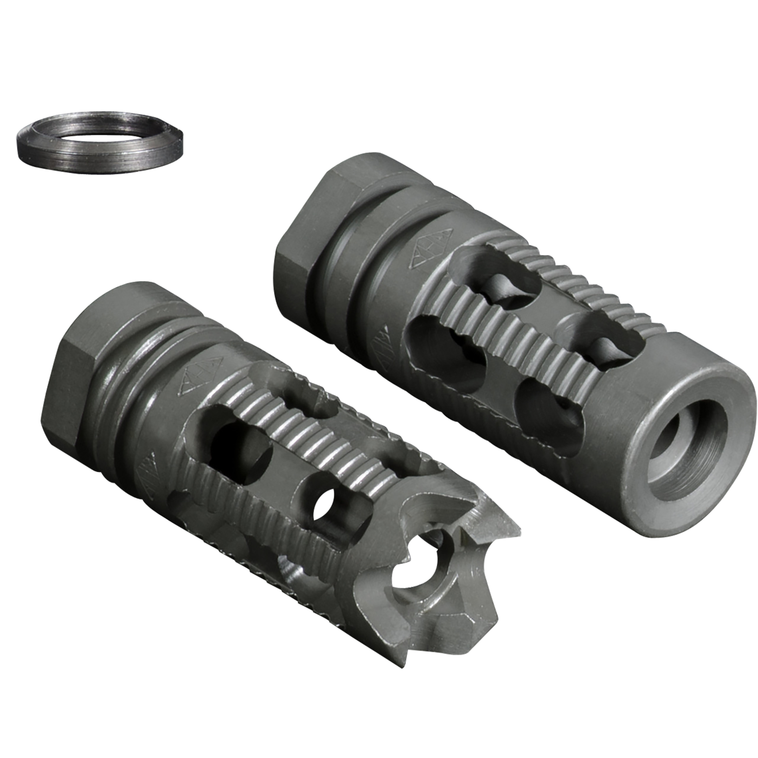 Yankee Hill Machine Muzzle Brake Phantom 5M2 Smooth 1/2"-28 Thread AR-15 Parkerized