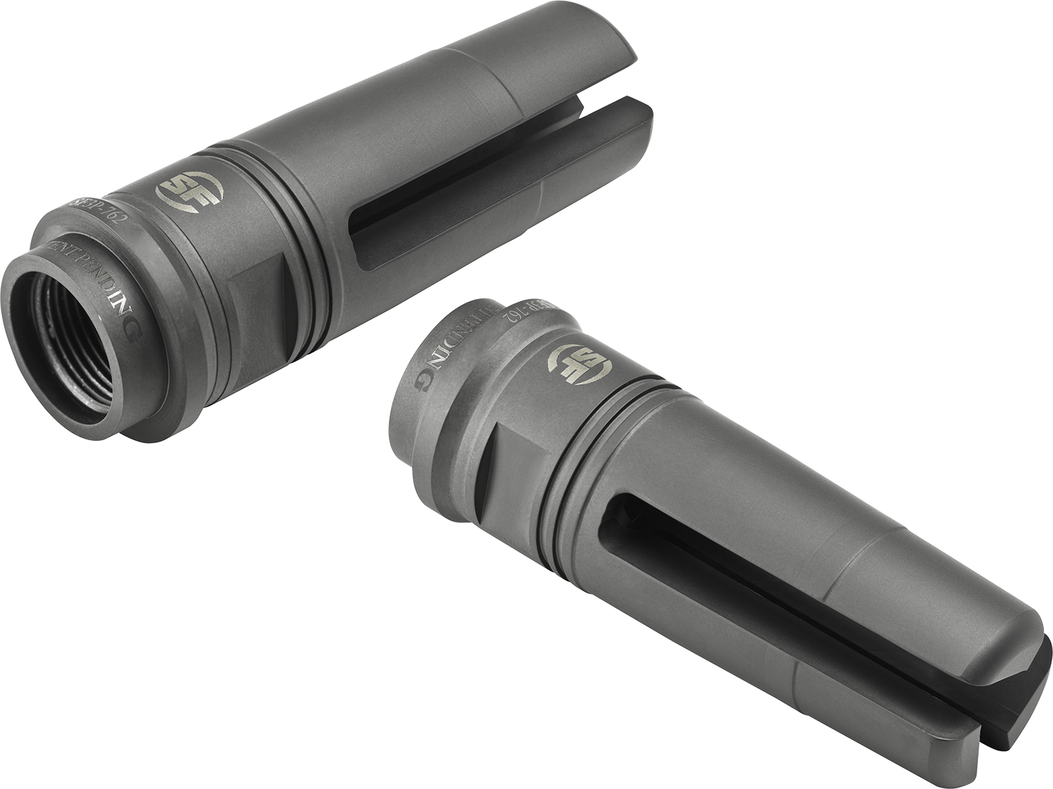 SureFire SF3P762MG1228 SOCOM 3-Prong Flash Hider Black DLC Stainless Steel with 1/2"-28 tpi Threads & 2.60" OAL for 7.62x51mm NATO AR-10