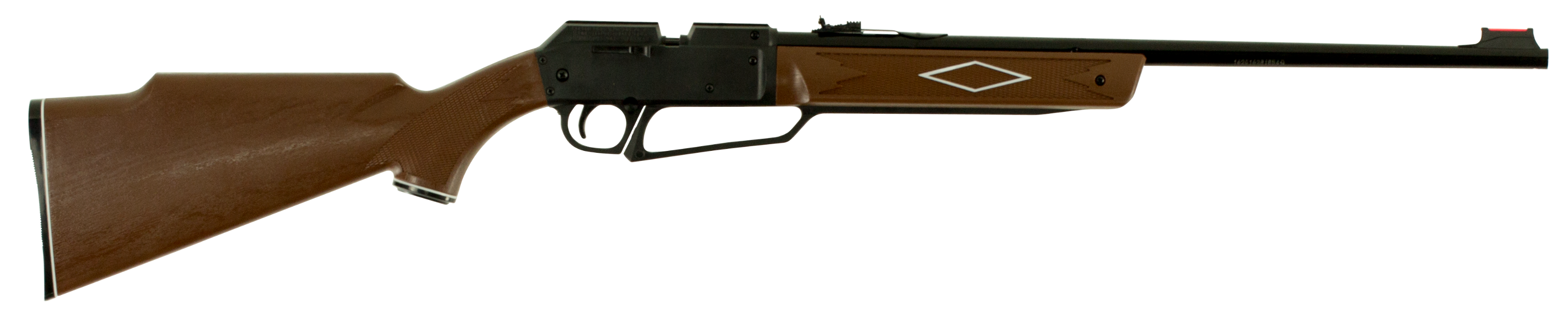 Daisy Powerline 880 Pump 177 Caliber BB and Pellet Air Rifle Wood Synthetic Stock Blue Barrel