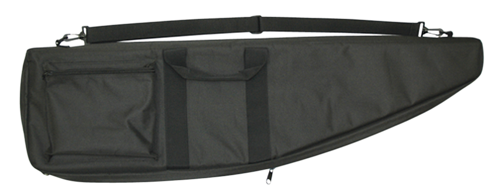 Bob Allen 79006 Max-Ops Tactical Rifle Case Water Resistant Black Polyester with Self Healing Nylon Zippers & Foam Padding 36" x 11" x 2.25" Exterior Dimensions