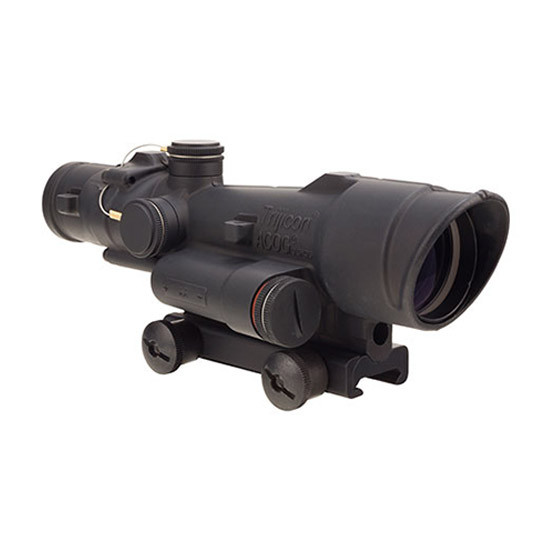 Trijicon 3.5x35 LED Battery Acog Rifle Scope Matte, .223 Green Horseshoe Dot, w/ Picatinny Adapter
