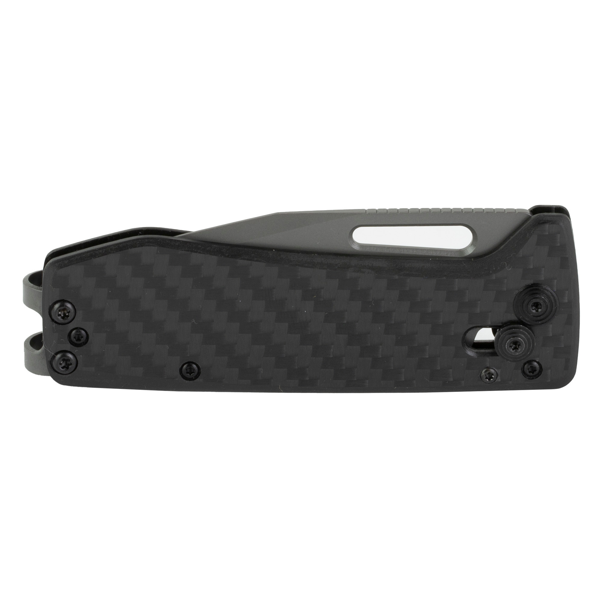 S.O.G SOG12630157 Ultra XR2.80" Folding Clip Point Plain Graphite TiNi Cryo S35NV Steel Blade/Black Textured Carbon Fiber Handle Includes Pocket Clip