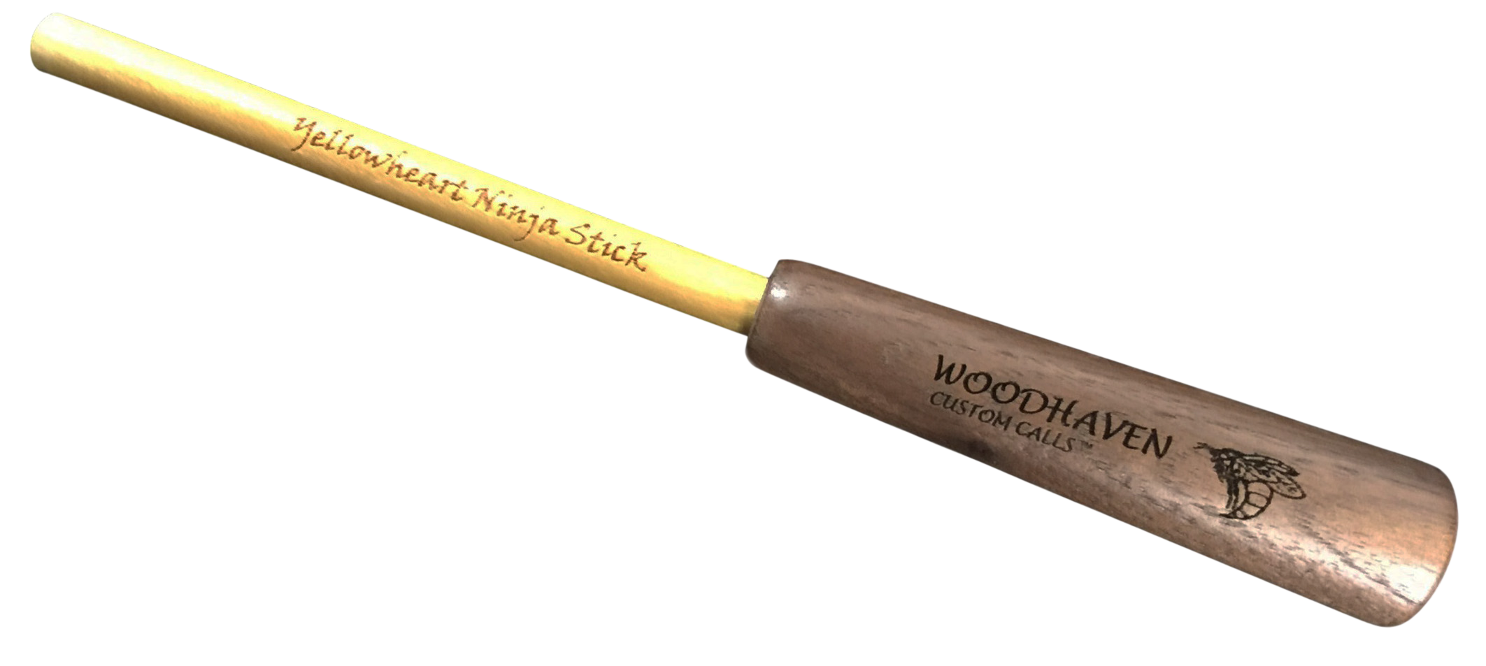 Woodhaven WH085 Ninja StickStriker Call Attracts Turkeys Natural Walnut