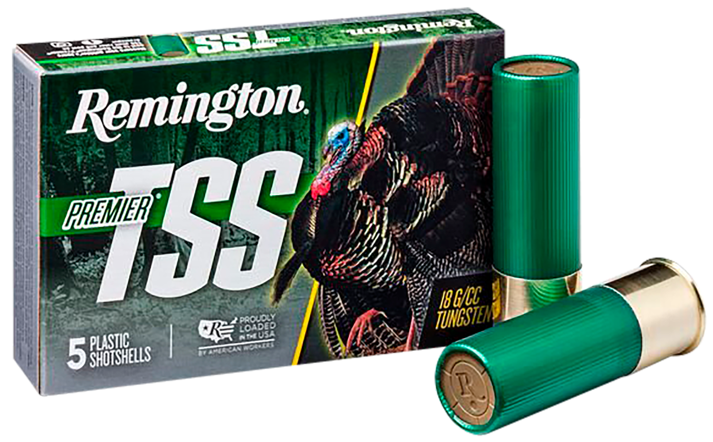 Remington Ammunition 28043 Premier TSS Turkey 12 Gauge 3" 1 3/4 oz Tungsten 7 Shot 5 Per Box/ 10 Cs