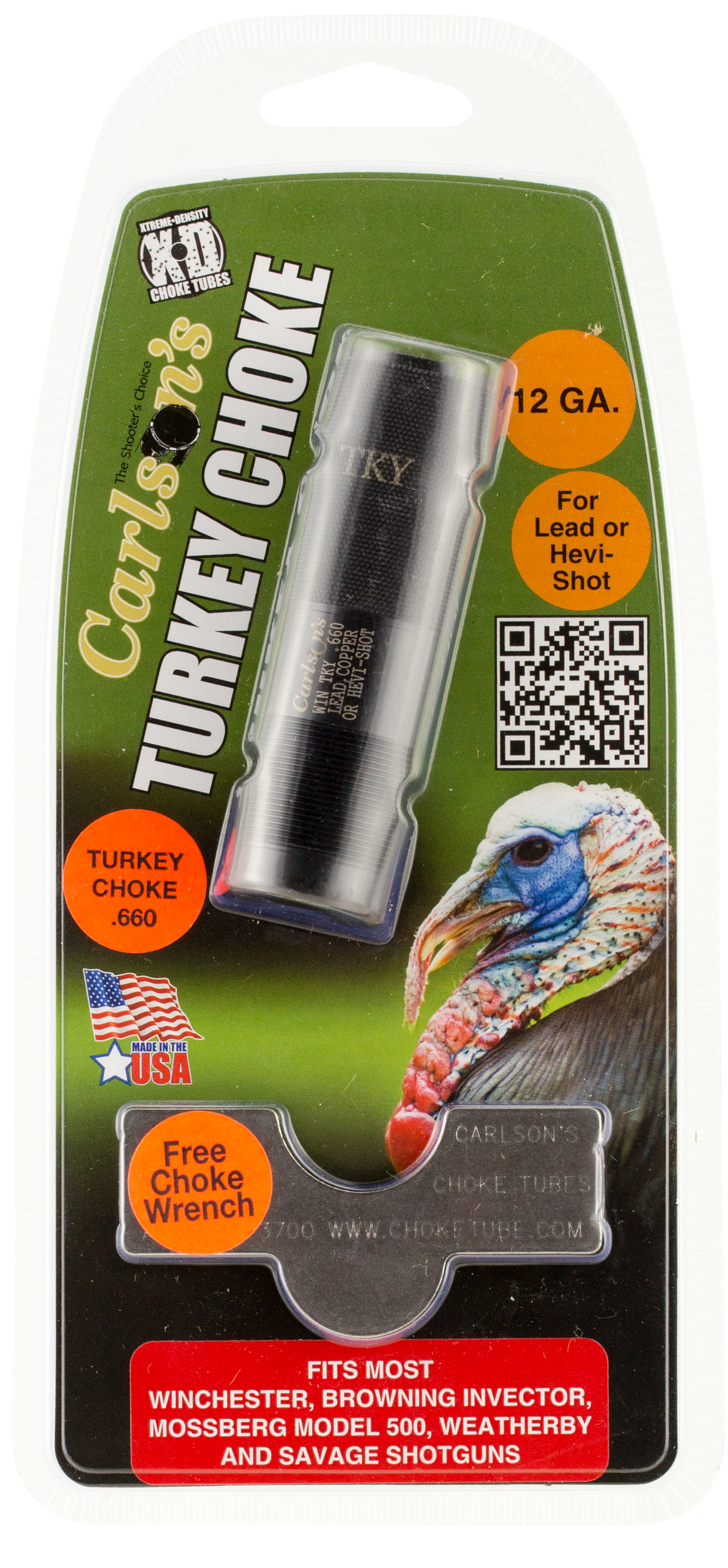 Carlson's Choke Tubes 19892 Extended Turkey 19892 12 Gauge Turkey 17-4 Stainless Steel