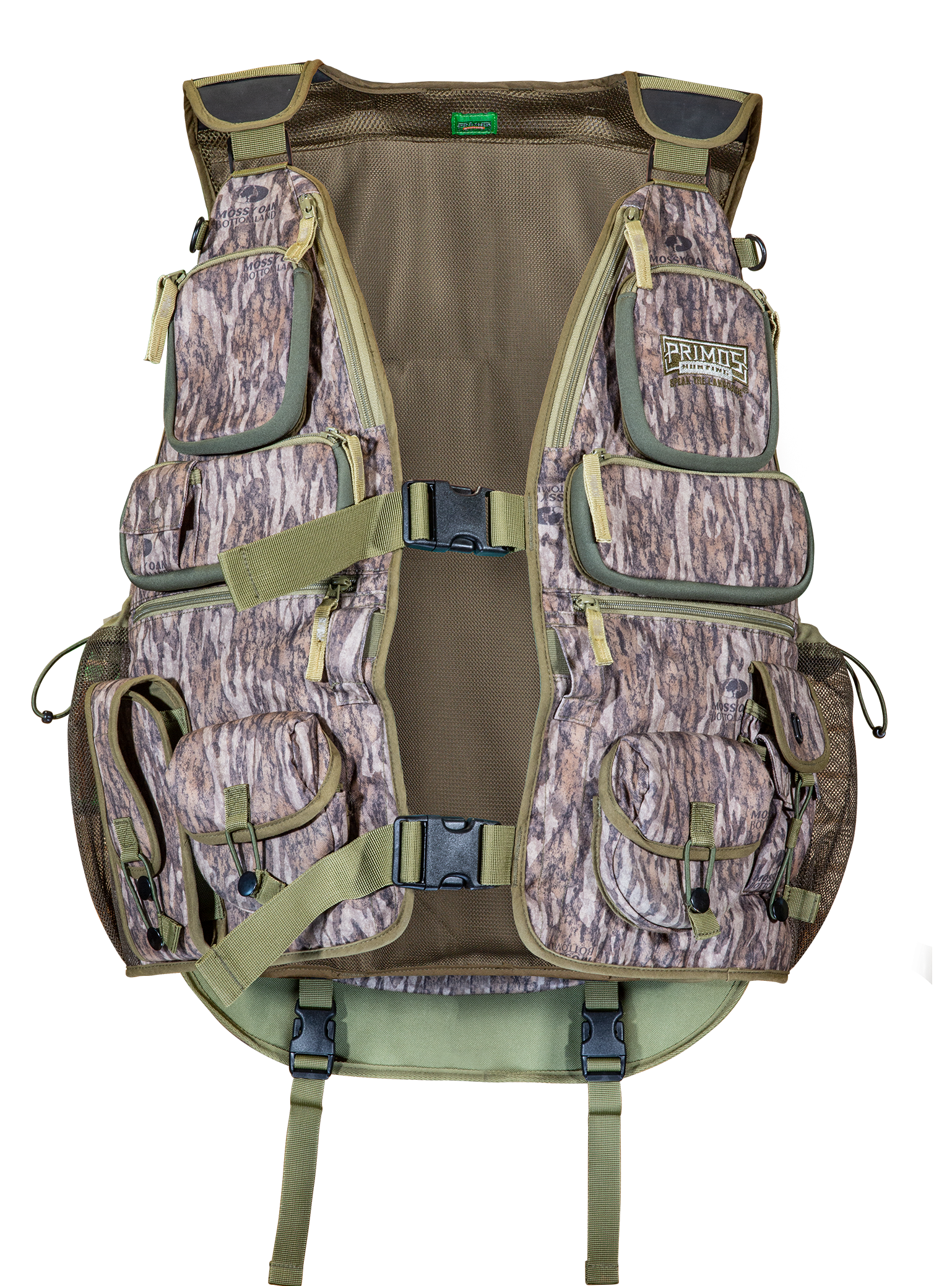 Primos 65725 Will Primos Turkey Vest XL Mossy Oak Original BottomLand Polyester