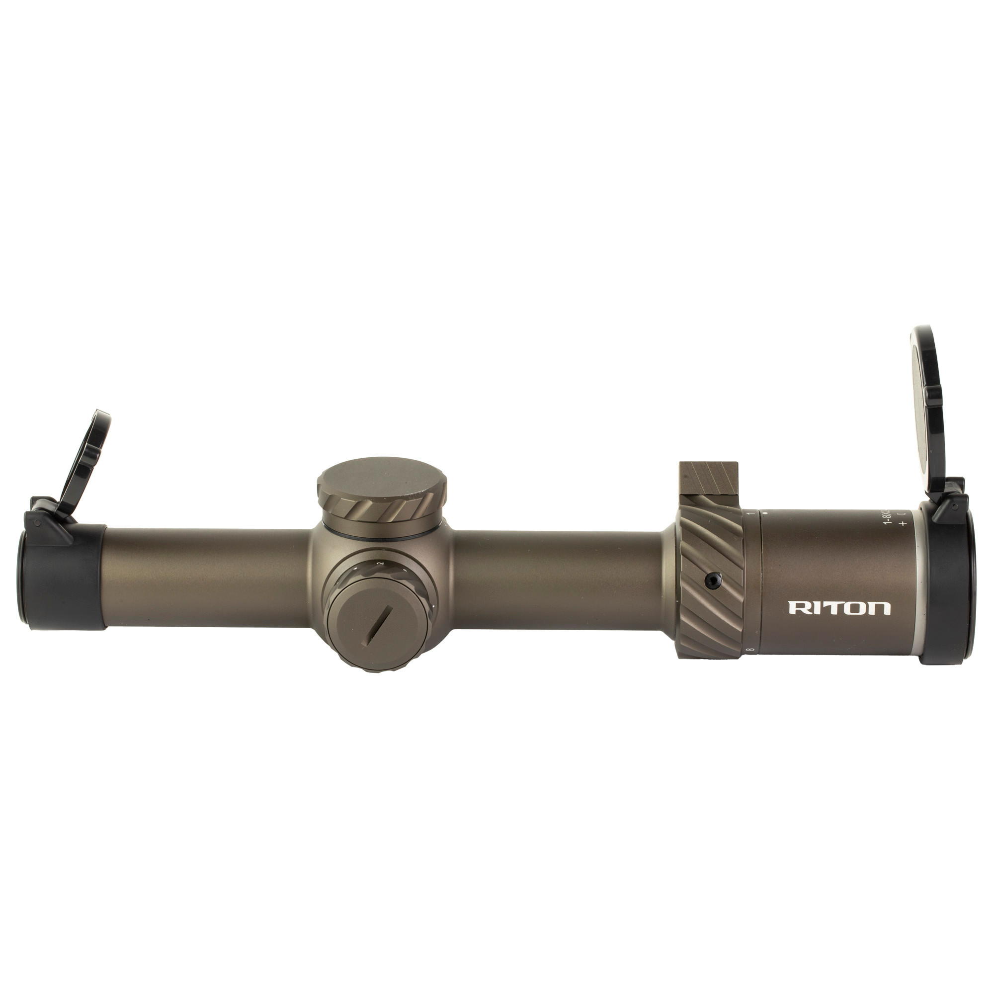 Riton Optics 3T18ASIFDE2 3 Tactix Flat Dark Earth 1-8x24mm 30mm Tube Illuminated OT Reticle