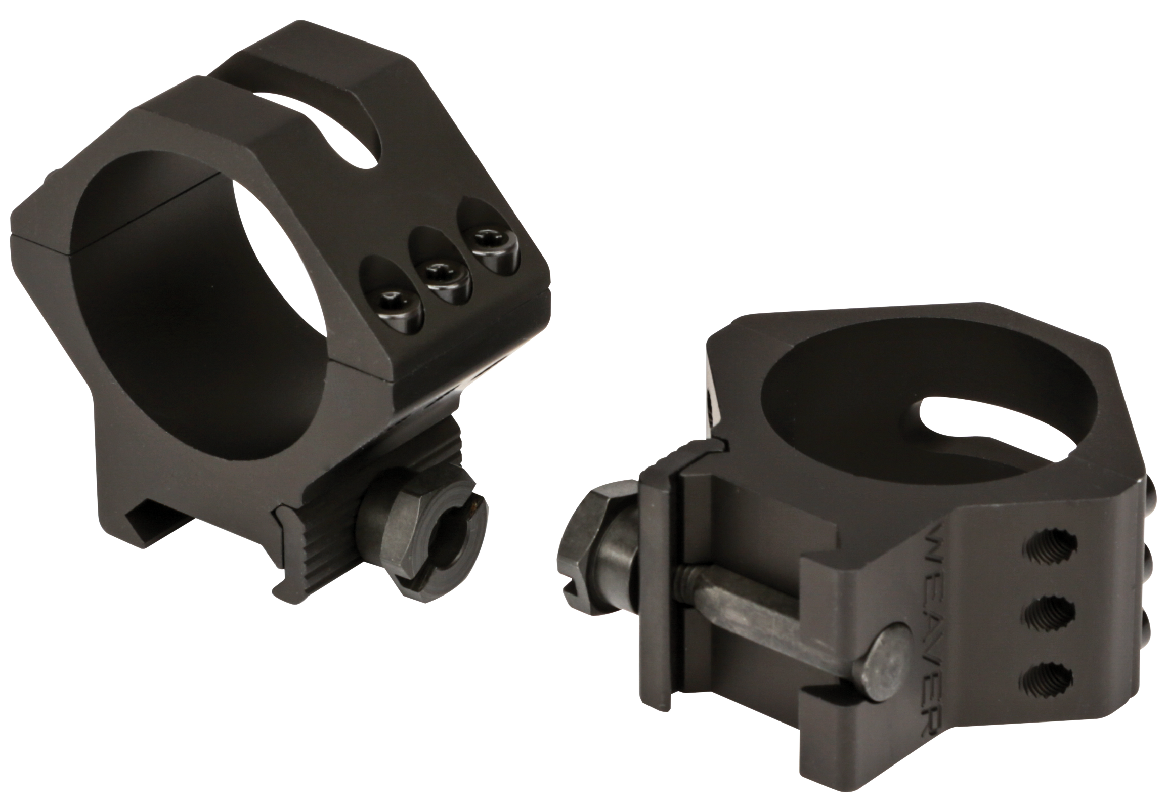 Weaver Tactical 6 Hole Pictainny 34mm Rings Matte, Low