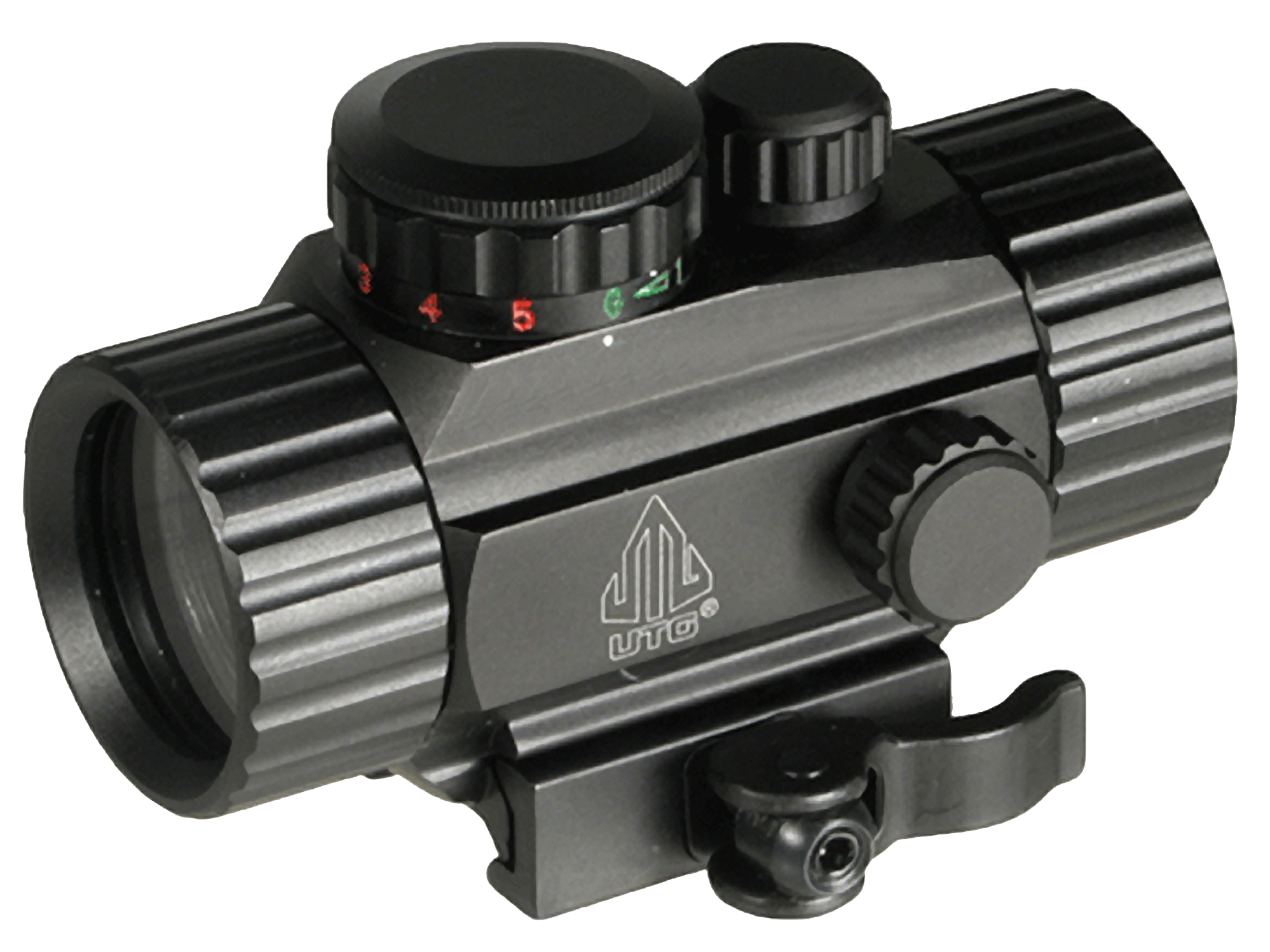 Leapers Inc. UTG 3.8 in. R/G Circle Dot Sight w/QD Mount Utg Scp-Rg40Cdq 3.8" Ita Cir Dot