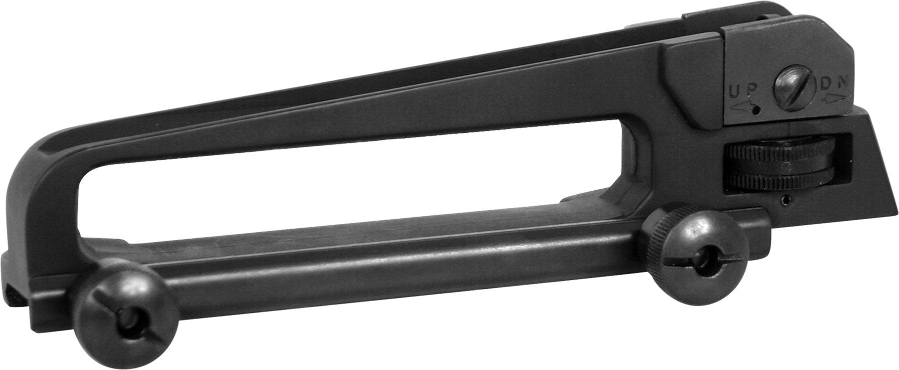 NcStar Detachable Carry Handle with A2 Rear Sight AR-15 Aluminum Matte