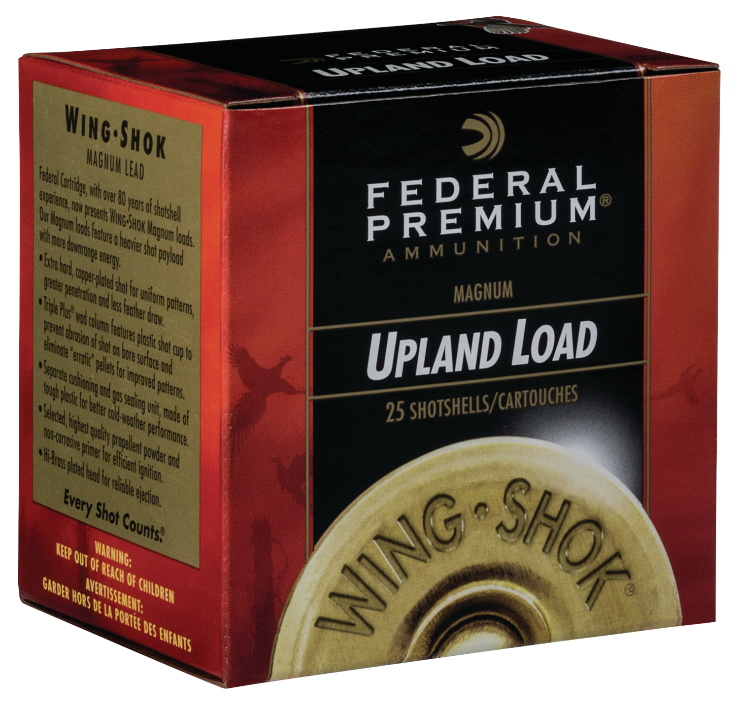 Federal Premium Wing-Shok Ammunition 16 Gauge 2-3/4" 1-1/8 oz Buffered Copper Plated Shot