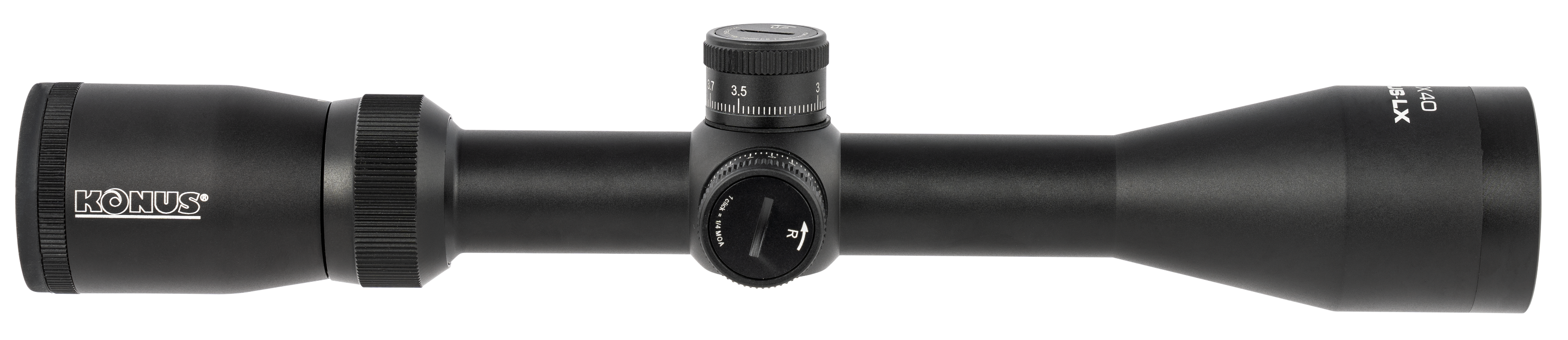 Konus 7212 Konus-LX 3-9x40mm Obj 41.20-14.70 ft @ 100 yds FOV 1" Tube ""