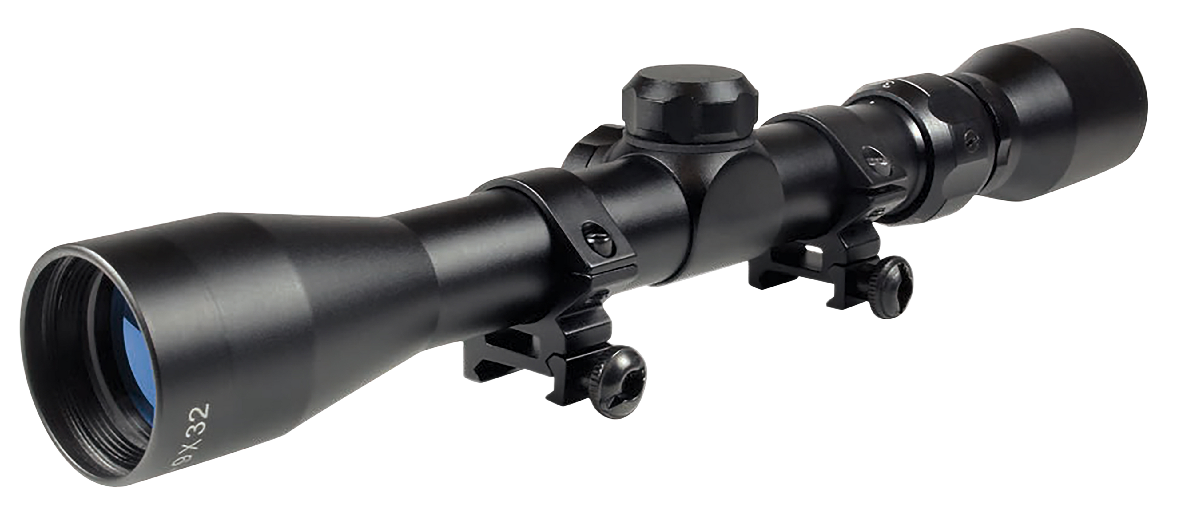 Truglo TG85393XB Buckline Hunting Scope 3-9x 32mm Obj 47.23-12.67 ft @ 100 yds FOV 1 Tube Black Matte Finish BDC in.