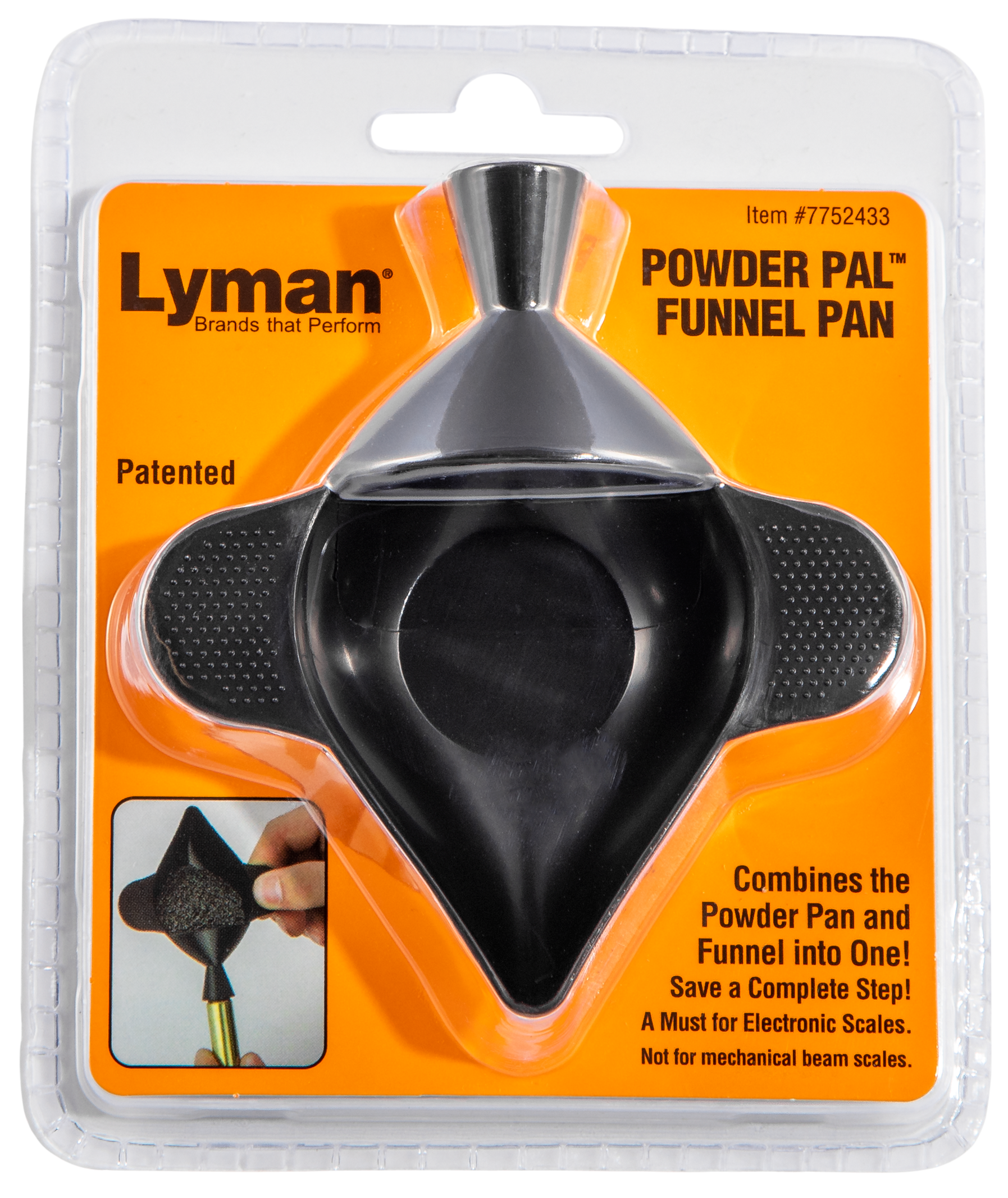 Lyman 7752433 Powder Pal Funnel Pan Universal Caliber