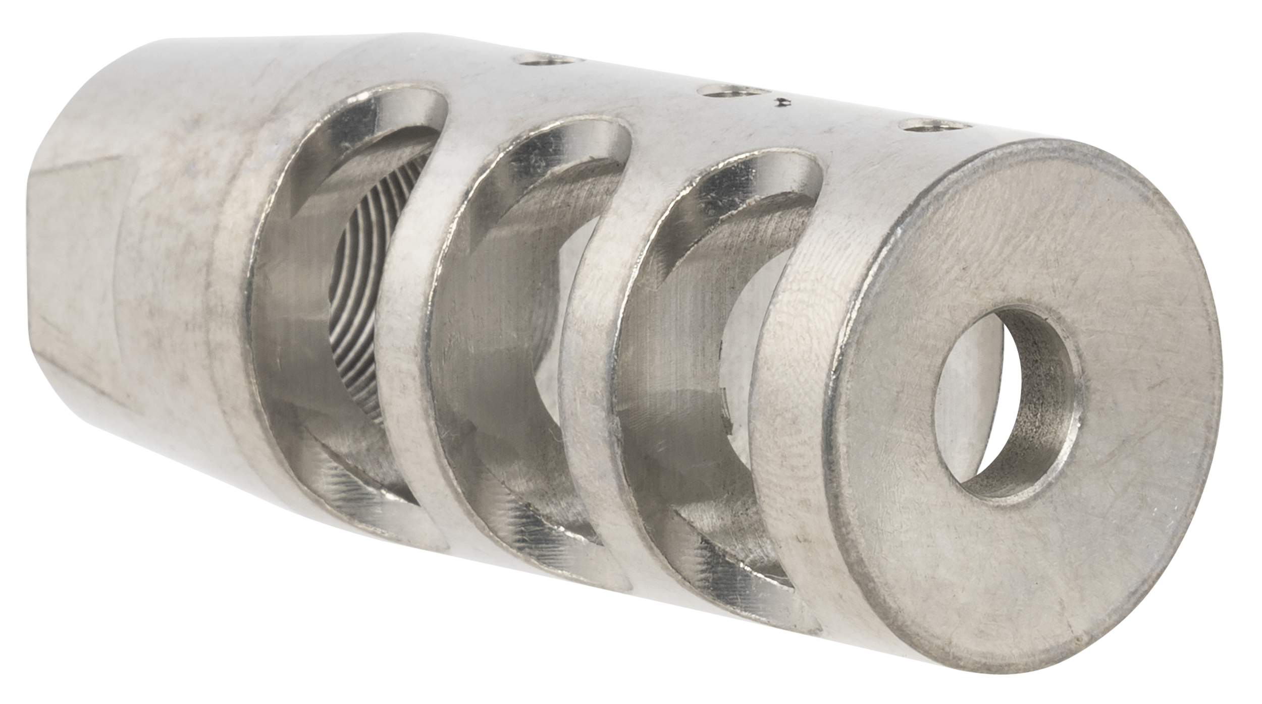 TacFireCompensatorStainless Steel with 5/8"-24 tpi Threads 2.50" OAL for 308 Win