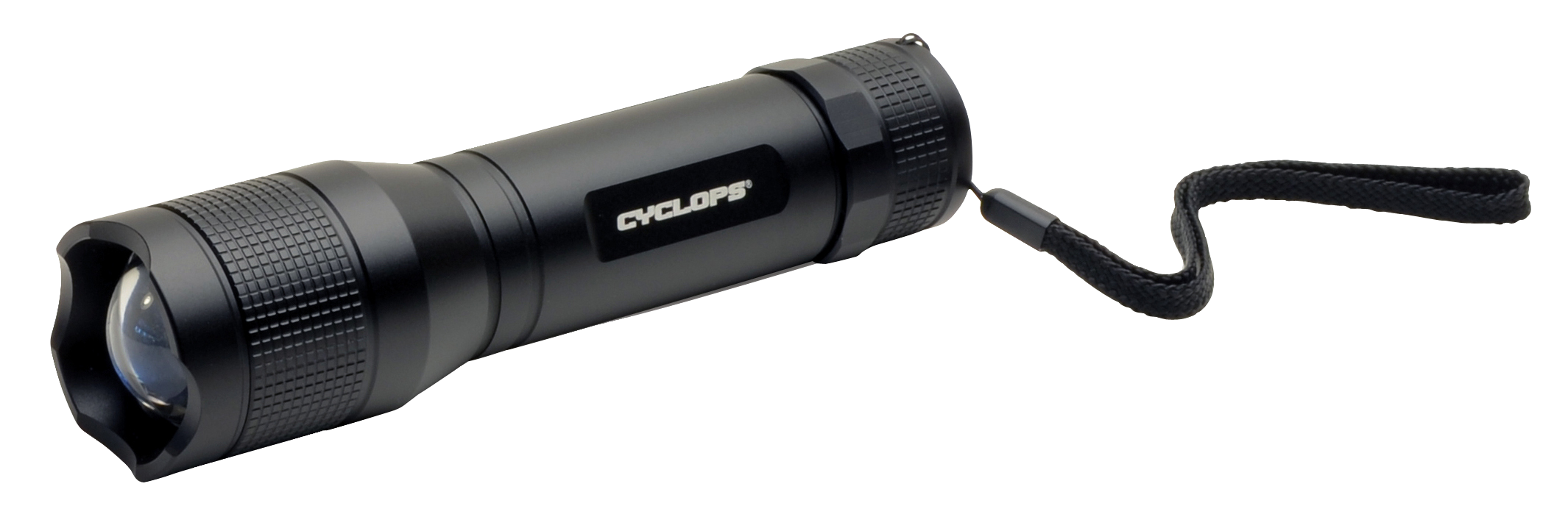 Cyclops TF-800 Lumen Flashlight LED with 6 AA Batteries Aluminum Black