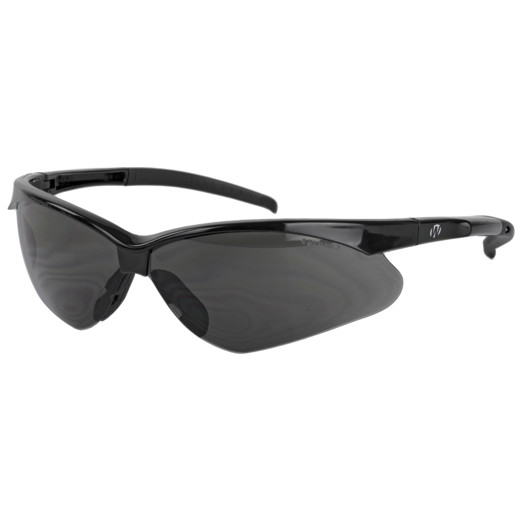 Walker's GWPSGLSMK Sport Glasses Crosshair Adult Smoke Gray Lens Polycarbonate Black Frame