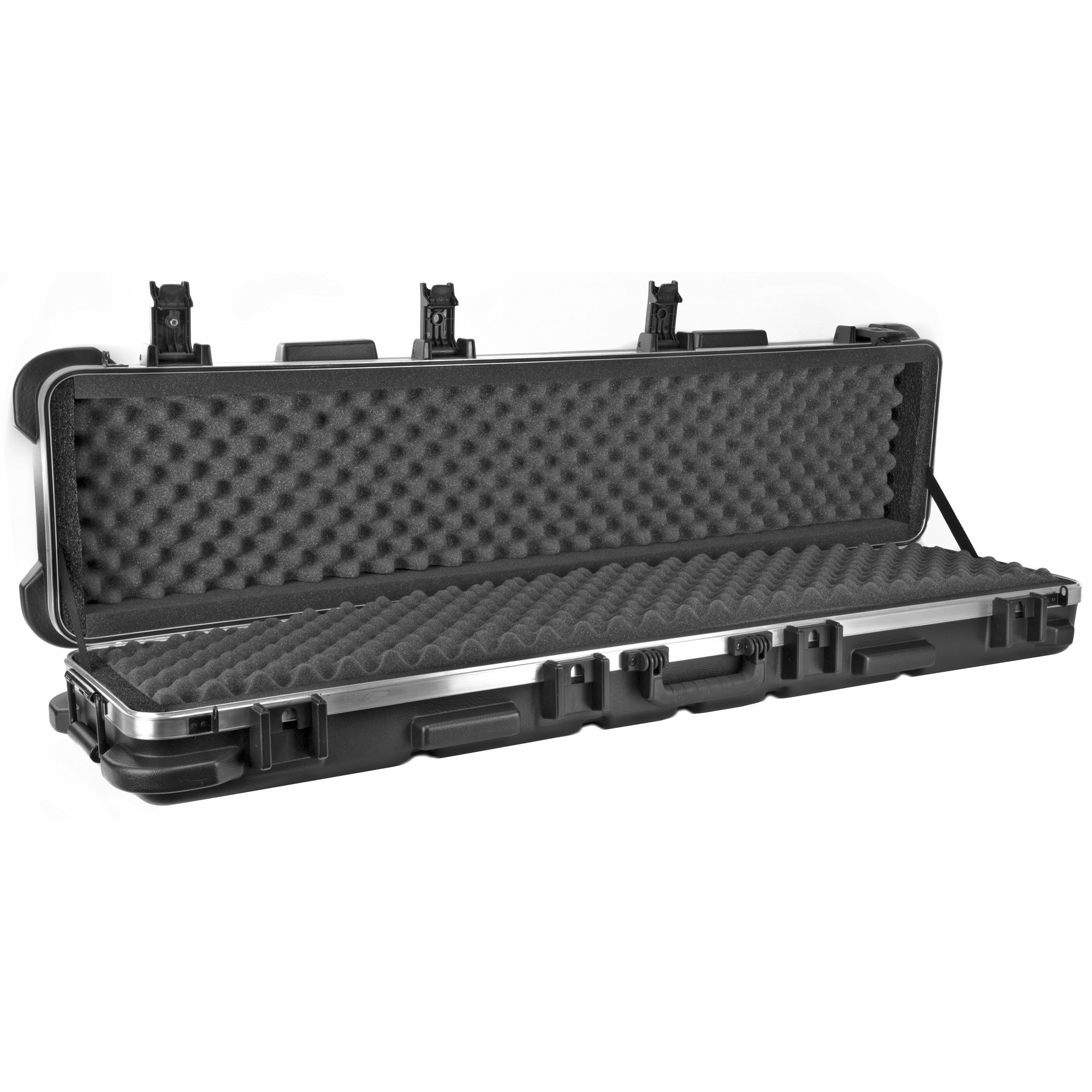 SKB ATA 5009 Double Scoped Rifle Gun Case with Wheels for Guns up to 50" Polymer Black