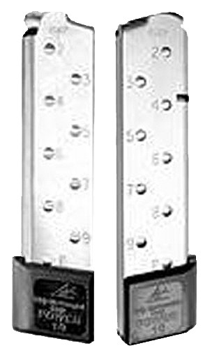CM Products Power Mag Plus Magazine 1911 Government, Commander 45 ACP Stainless Steel