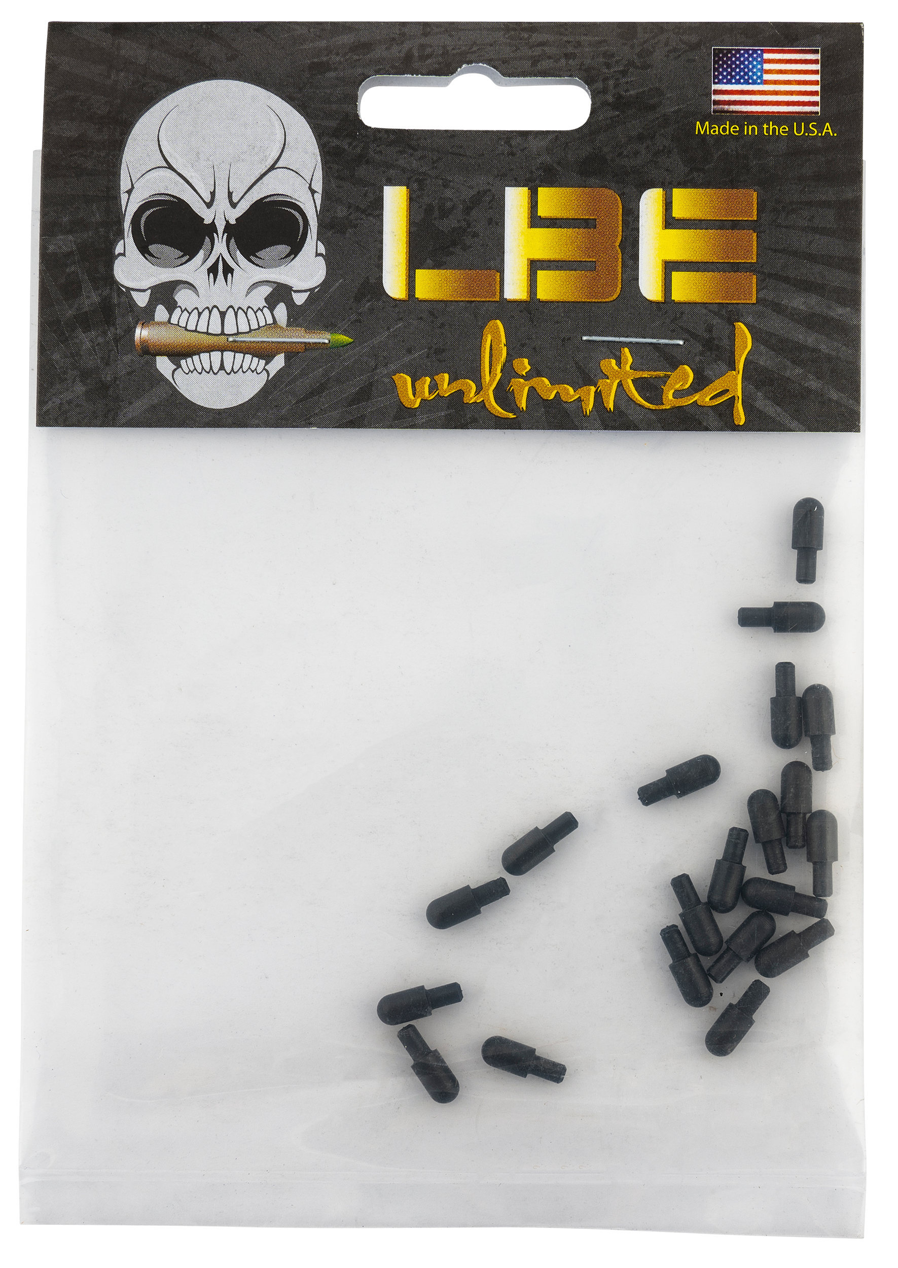 LBE Unlimited ARBCPL20PK AR Parts Bolt Catch Plunger 20 Pack AR-15 Black Steel