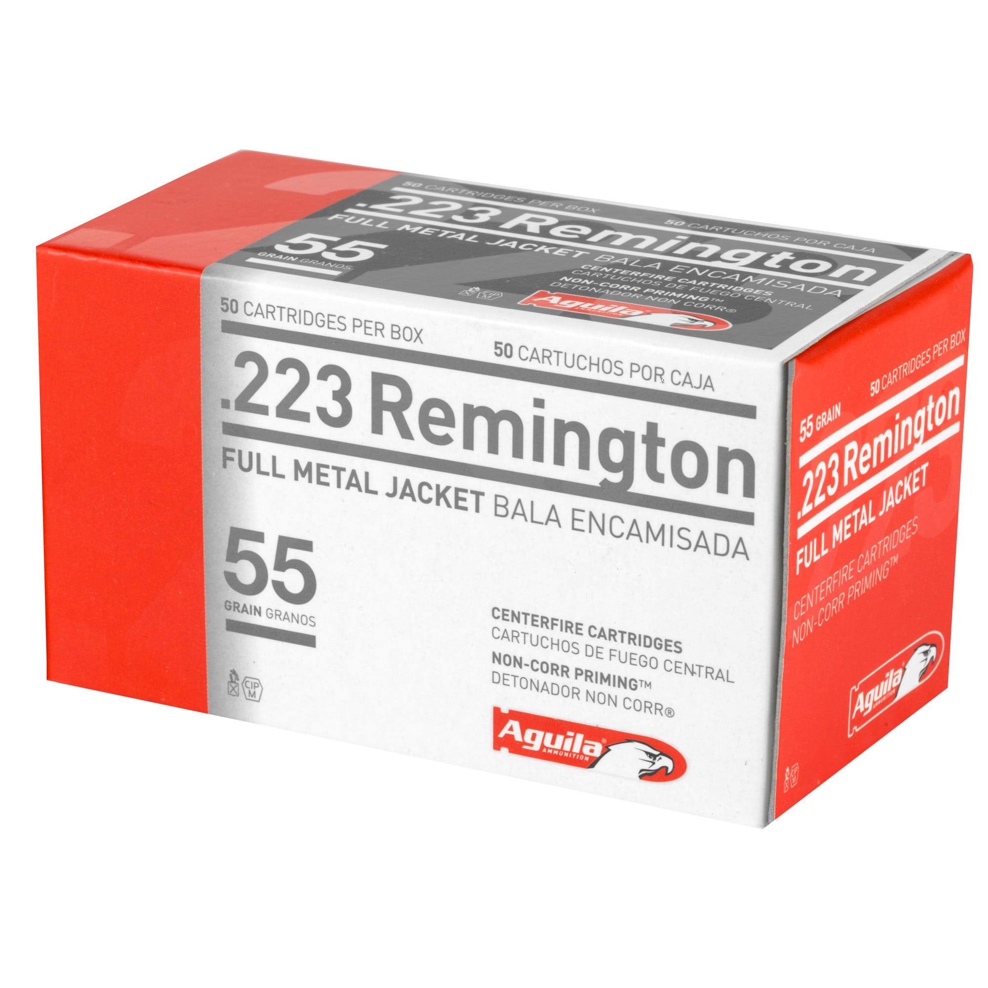 Aguila 1E223110 Target & Range Rifle 223 Rem 55 gr FMJ50rd Bx