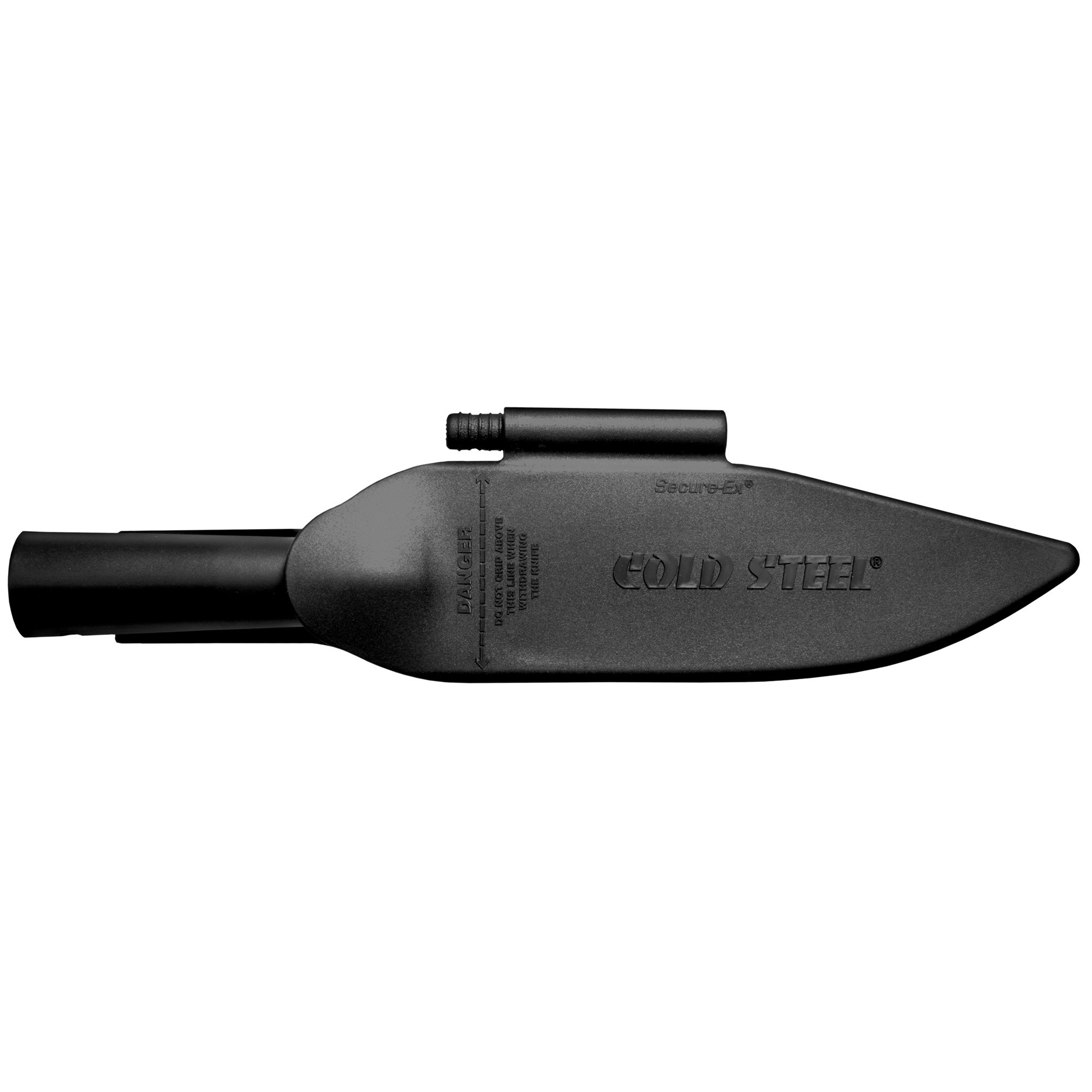 Cold Steel 95BBUSK Bushman7" Fixed Plain Bowie Black SK-5 High Carbon Blade/ Black/Hollow Polymer Handle