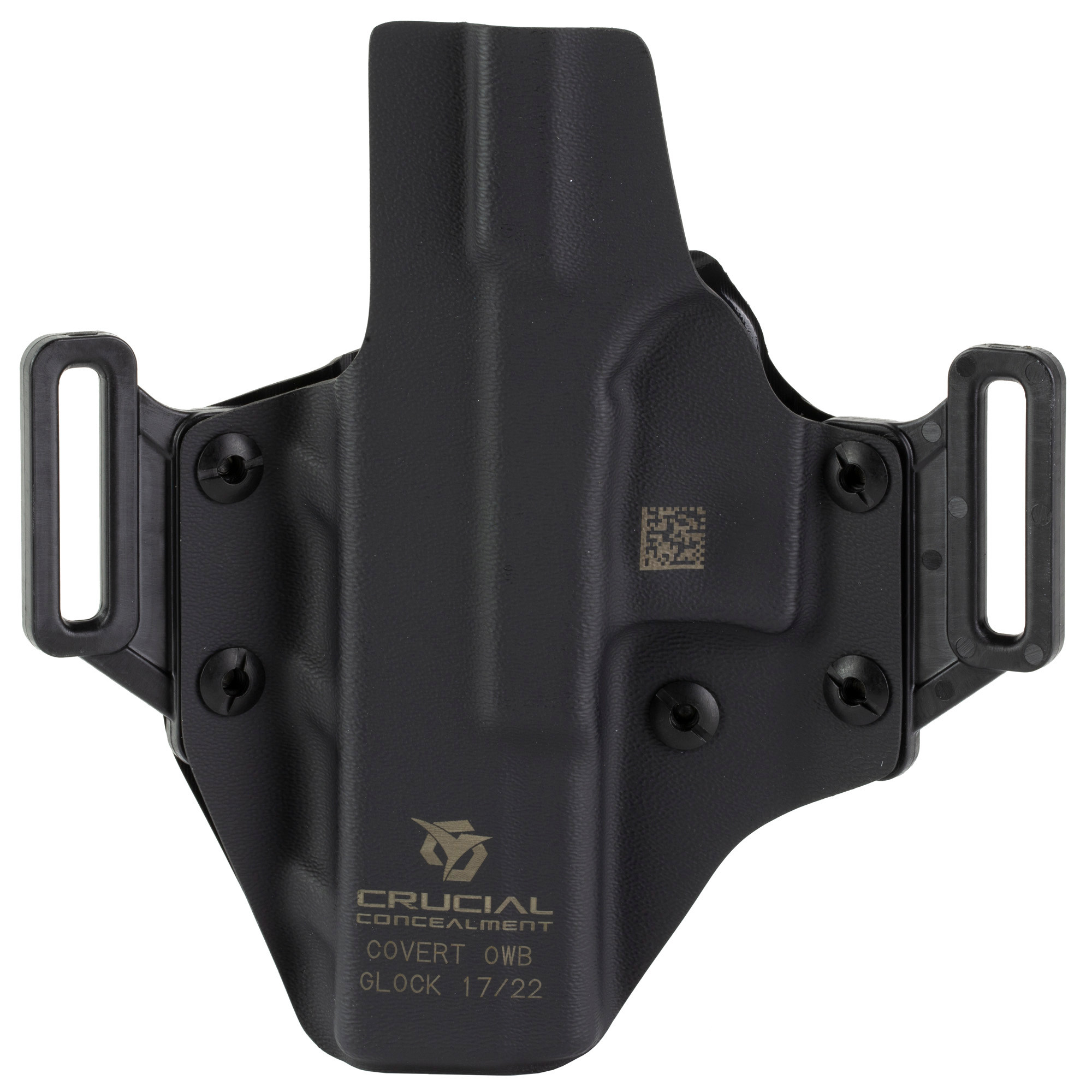 CRUCIAL CONCEALMENT 1000 Covert OWB Compatible w/ Glock 17 Kydex Black