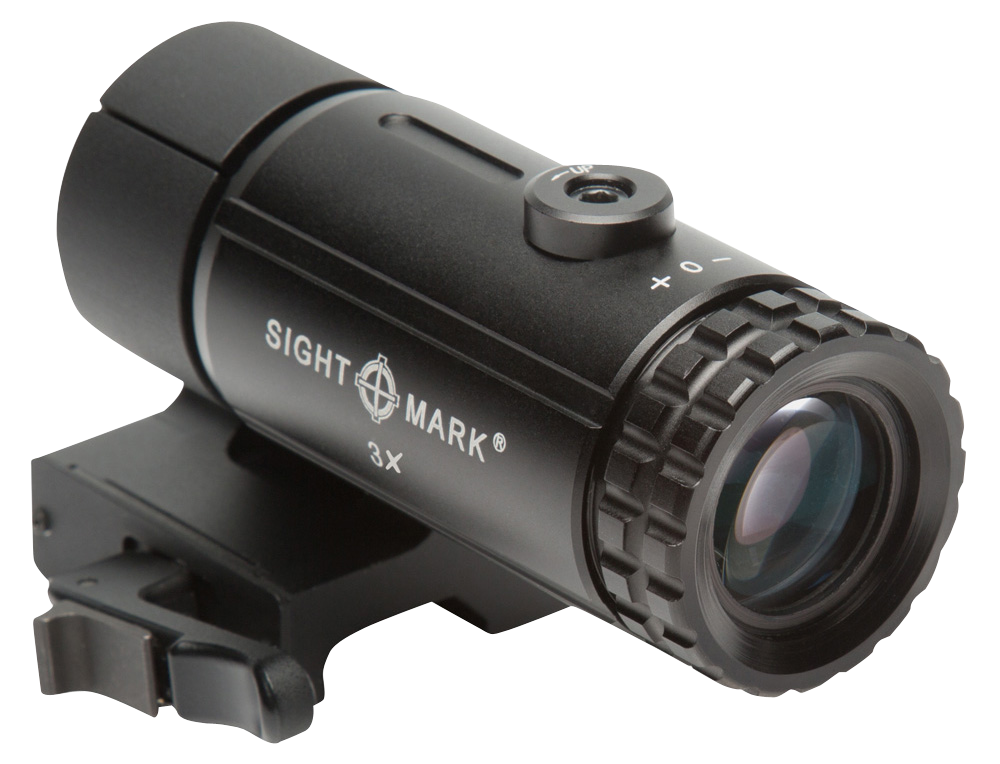Sightmark 3x23 T-3 Magnifier Matte, w/ LQD Flip to Side Mount