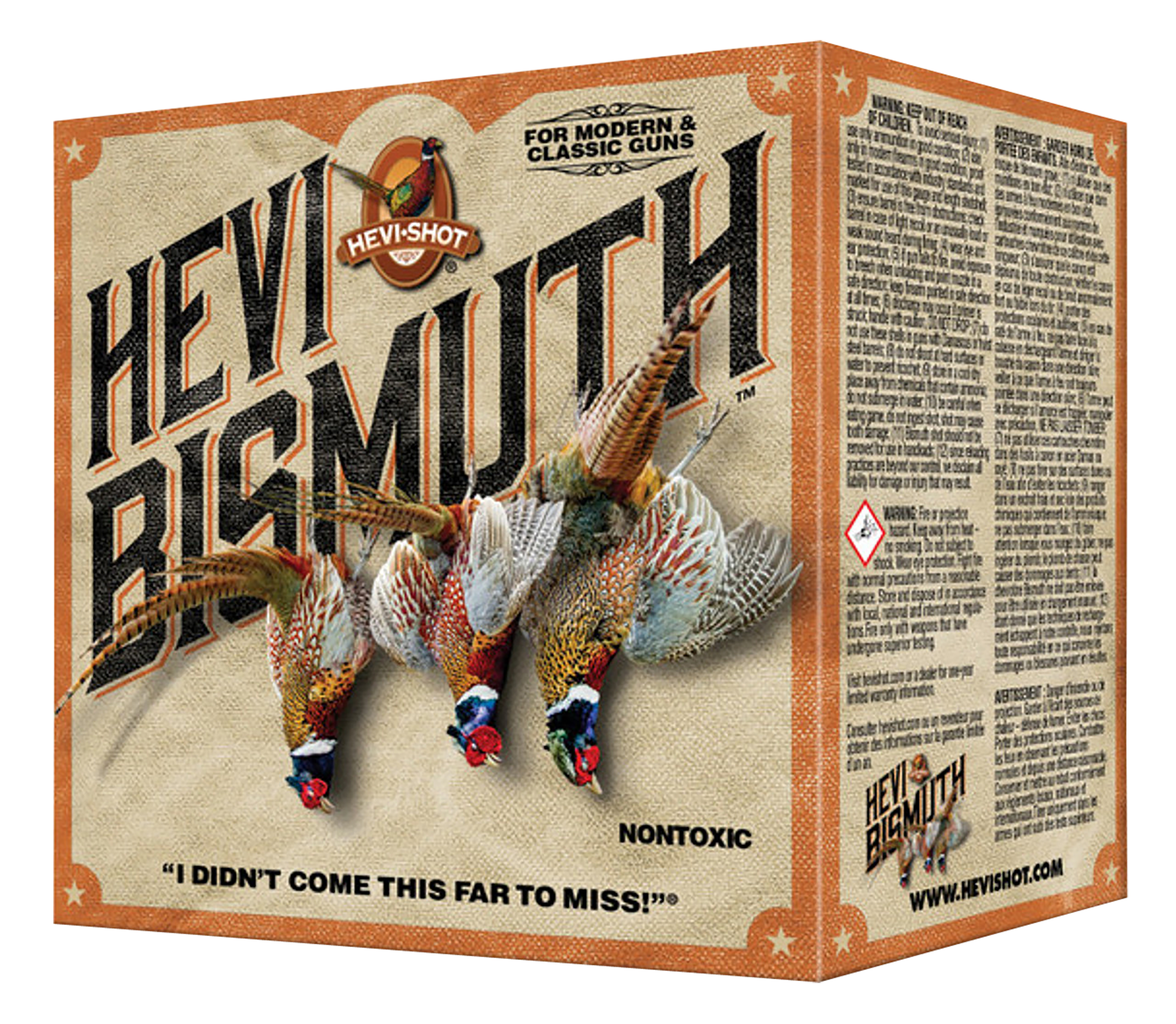 HEVI-Shot HS16713 HEVI-Bismuth Upland 16 Gauge 2.75" 1 1/8 oz Bismuth 3 Shot 25ea