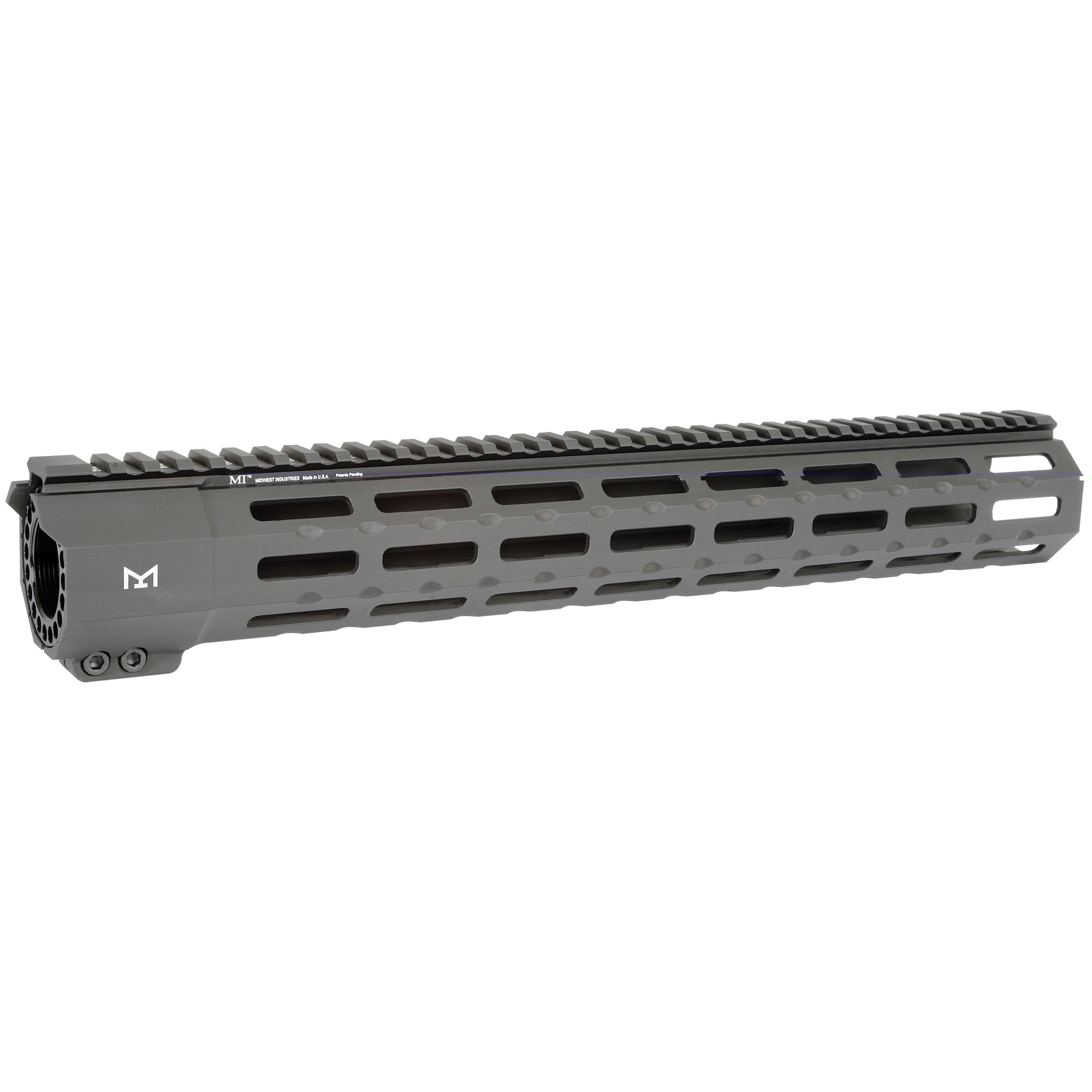 Midwest Industries INC MISP12M SP-Series AR-15 6061 Aluminum Black Hard Coat Anodized 12.625"