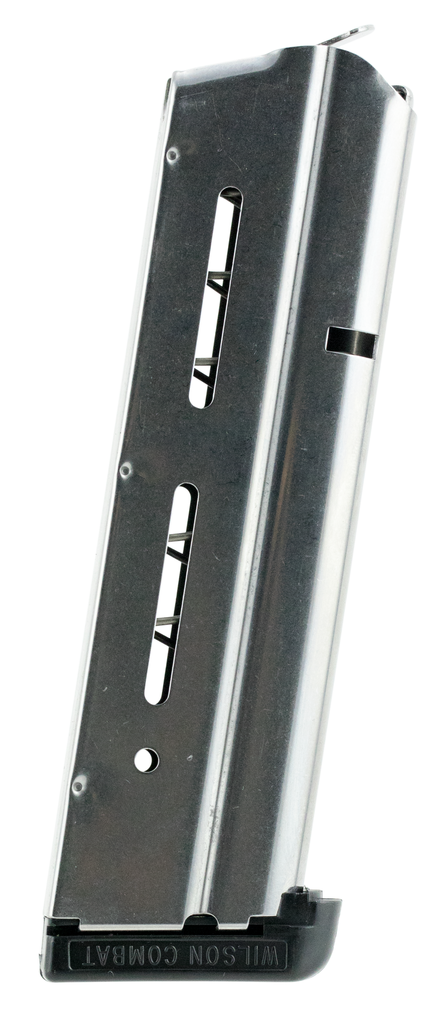 Wilson Combat Magazine 47 Series with Base Pad 1911 Government, Commander 40 S&W 9-Round Stainless Steel